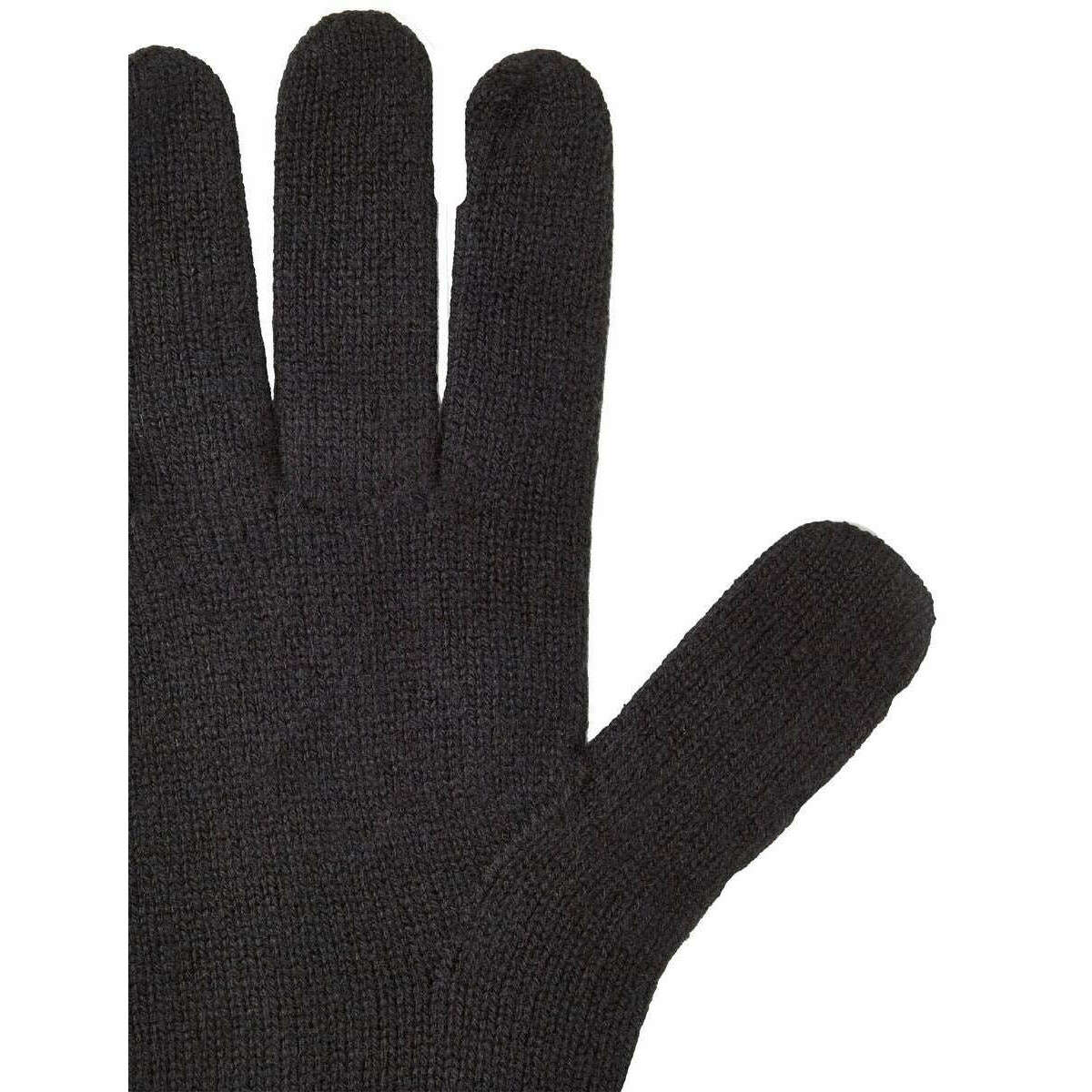 Falke Fine Knitted Pure Cashmere Gloves - Black - Image 2
