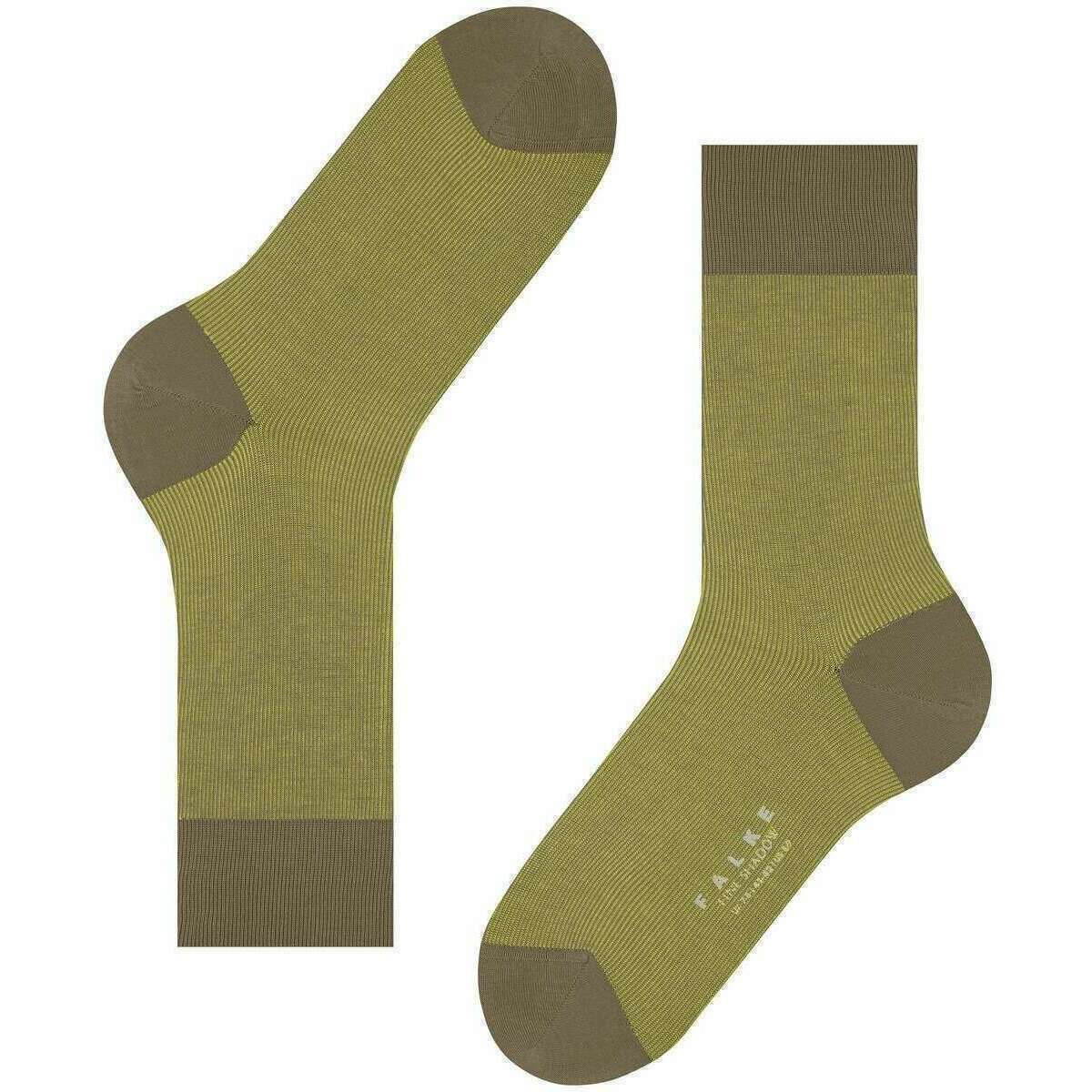 Falke Fine Shadow Socks - Crocodile Green - Image 4