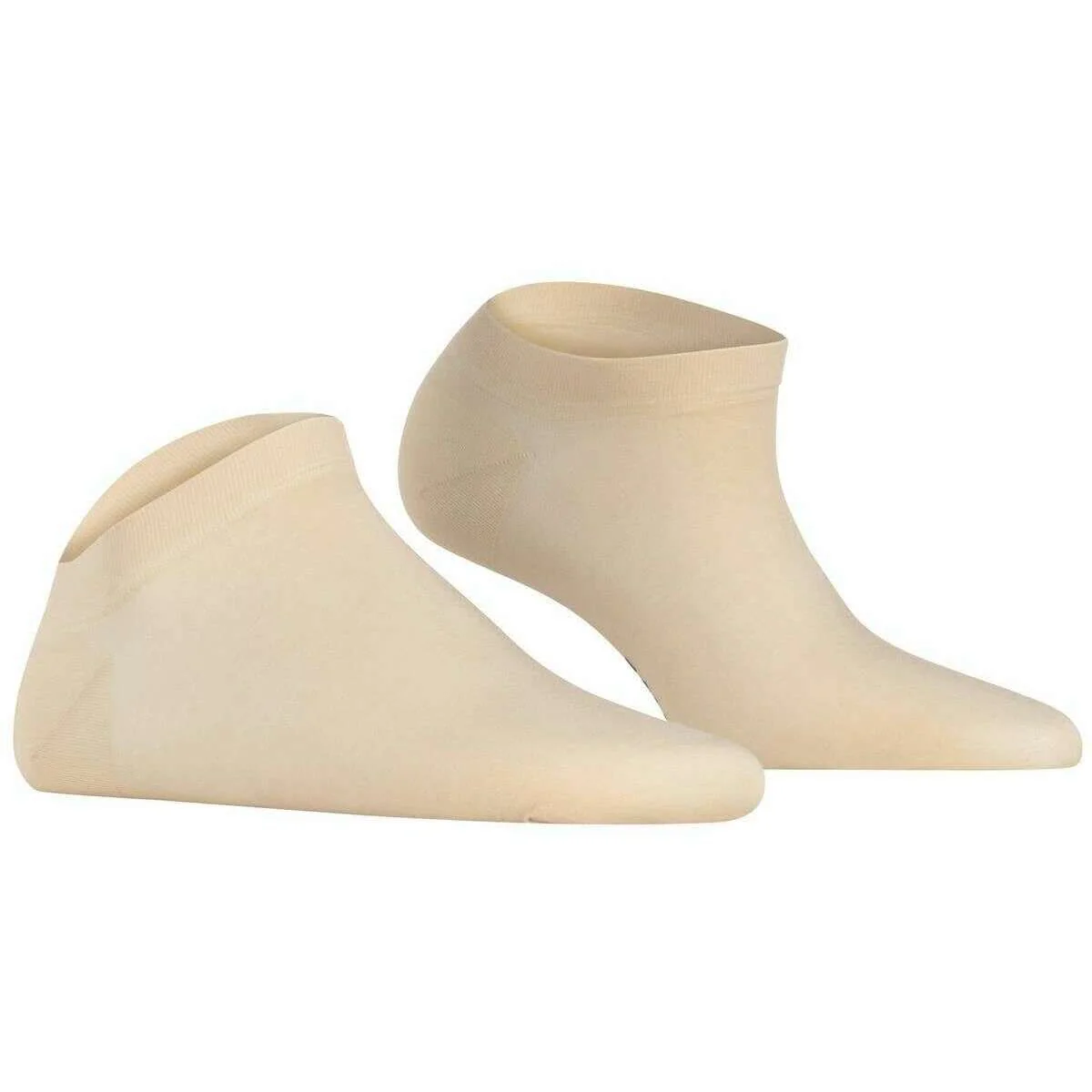 Falke Fine Softness 50 Denier Sneaker Socks - Cream Beige - Image 2