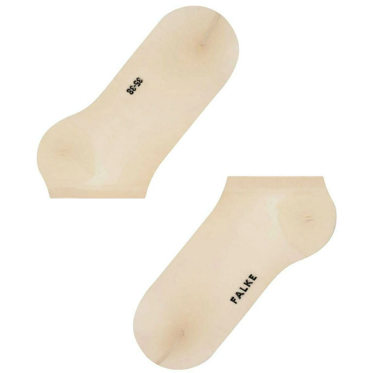 Falke Fine Softness 50 Denier Sneaker Socks - Cream Beige - Image 5