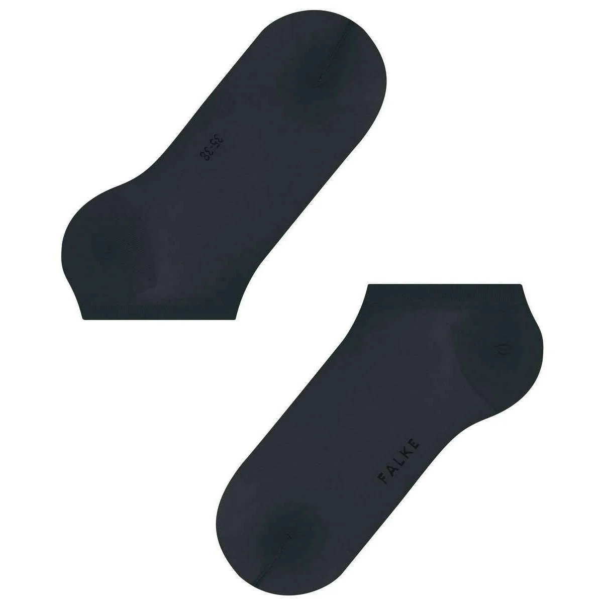 Falke Fine Softness 50 Denier Sneaker Socks - Graphite Grey - Image 5