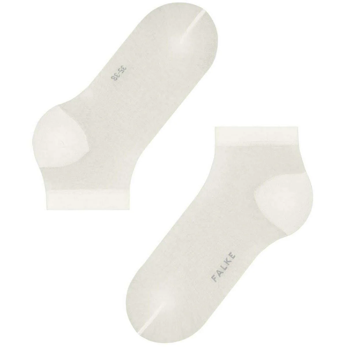 Falke Fine Softness 50 Denier Sneaker Socks - White - Image 5