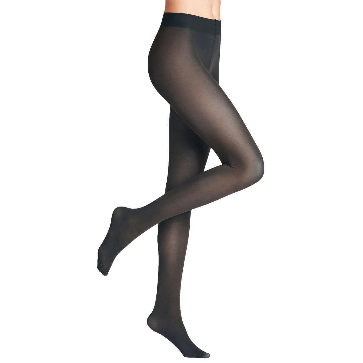 Falke Fine Softness 50 Denier Tights - Graphite Grey - Image 3
