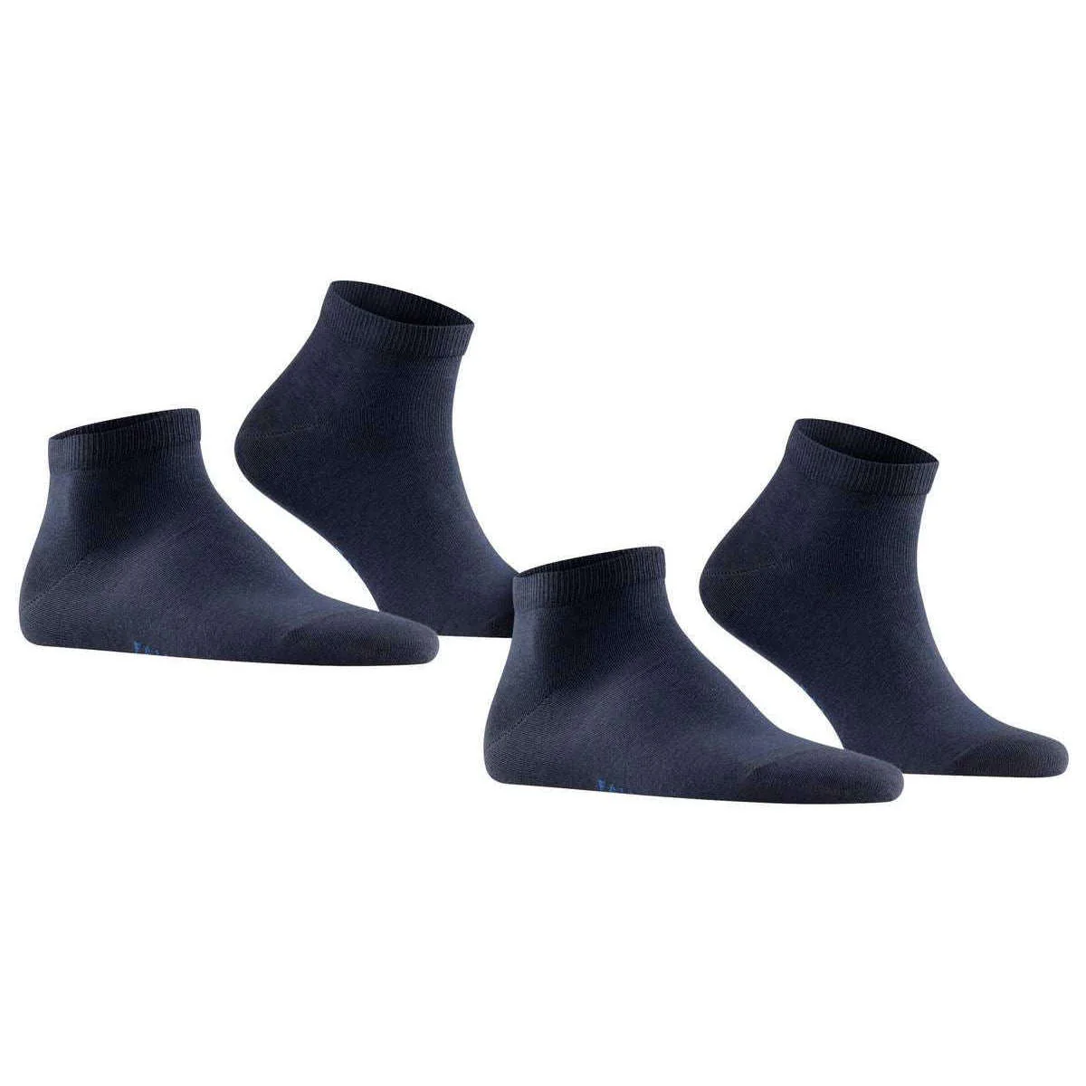 Falke Happy 2 Pack Sneaker Socks - Dark Navy - Image 2