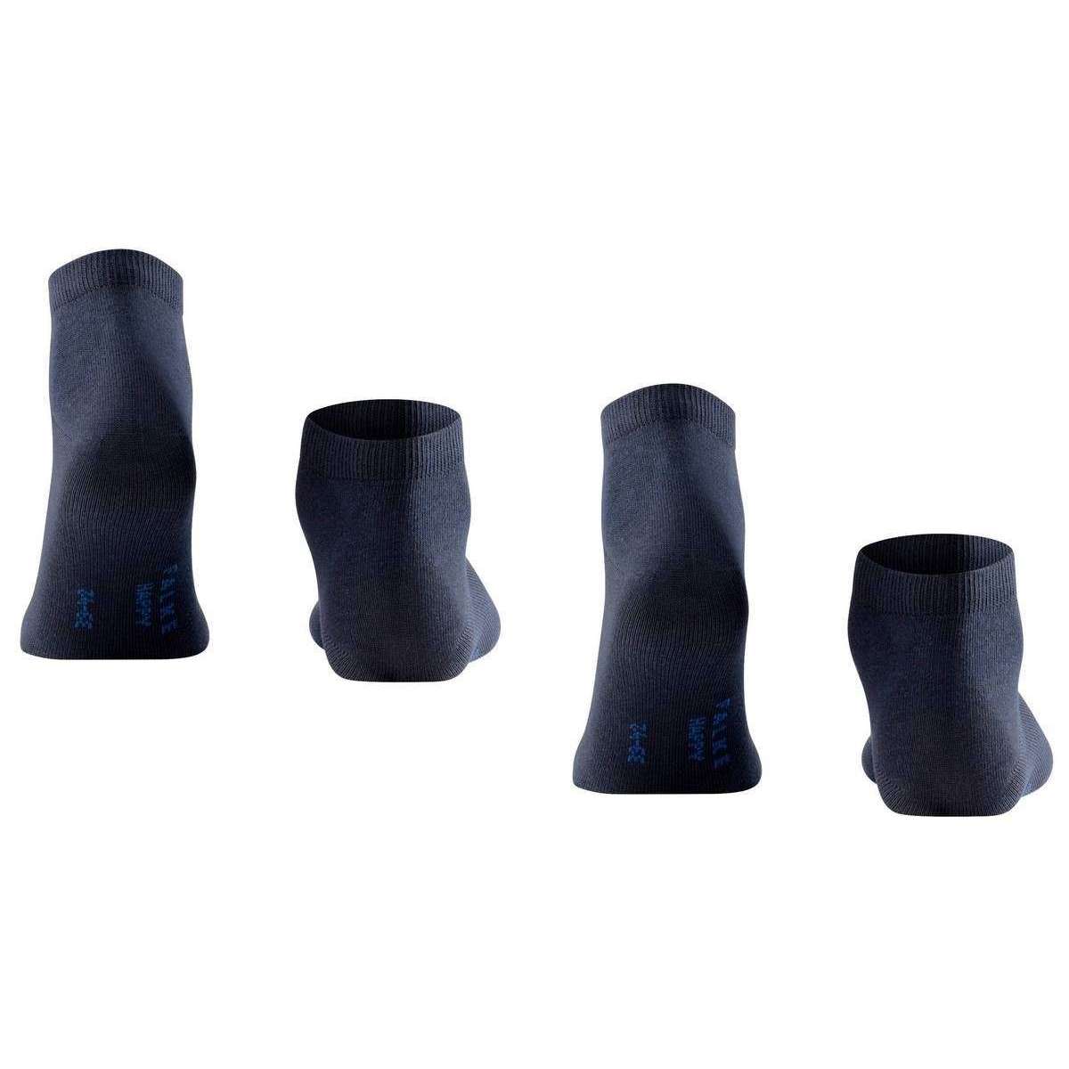 Falke Happy 2 Pack Sneaker Socks - Dark Navy - Image 3