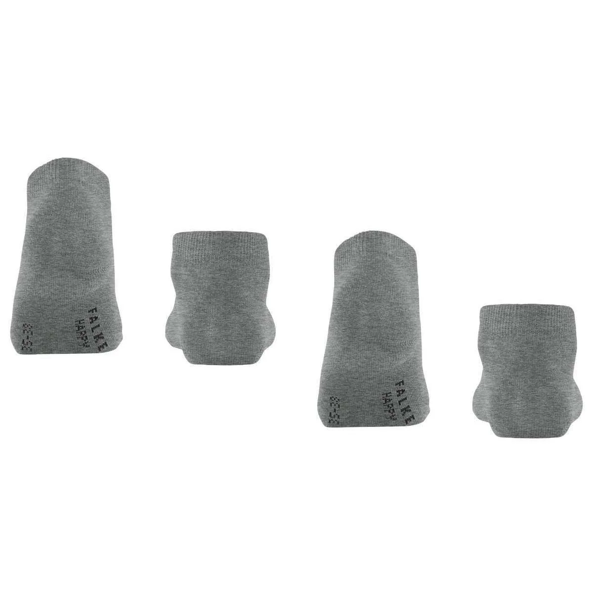 Falke Happy 2-Pack Sneaker Socks - Grey - Image 3