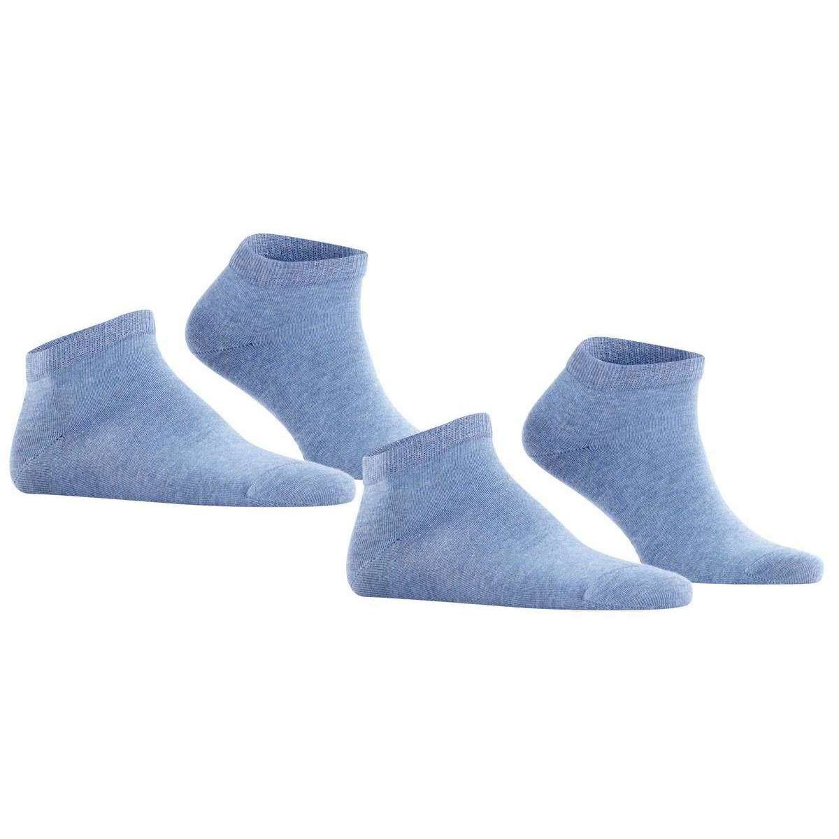 Falke Happy 2 Pack Sneaker Socks - Light Demin Blue - Image 2