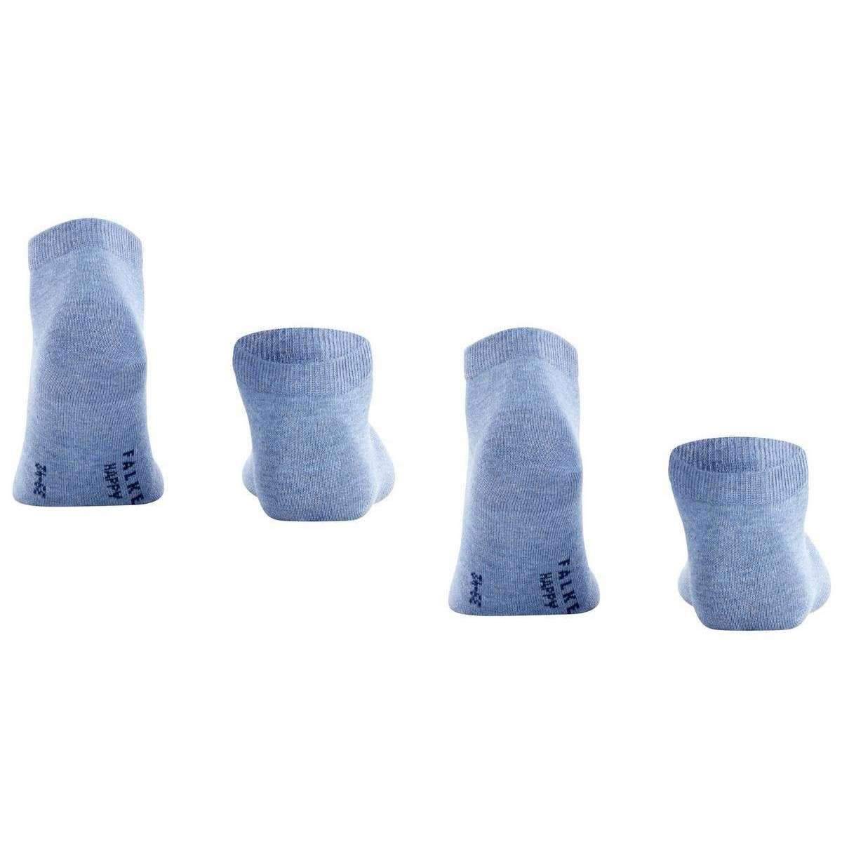 Falke Happy 2 Pack Sneaker Socks - Light Demin Blue - Image 3