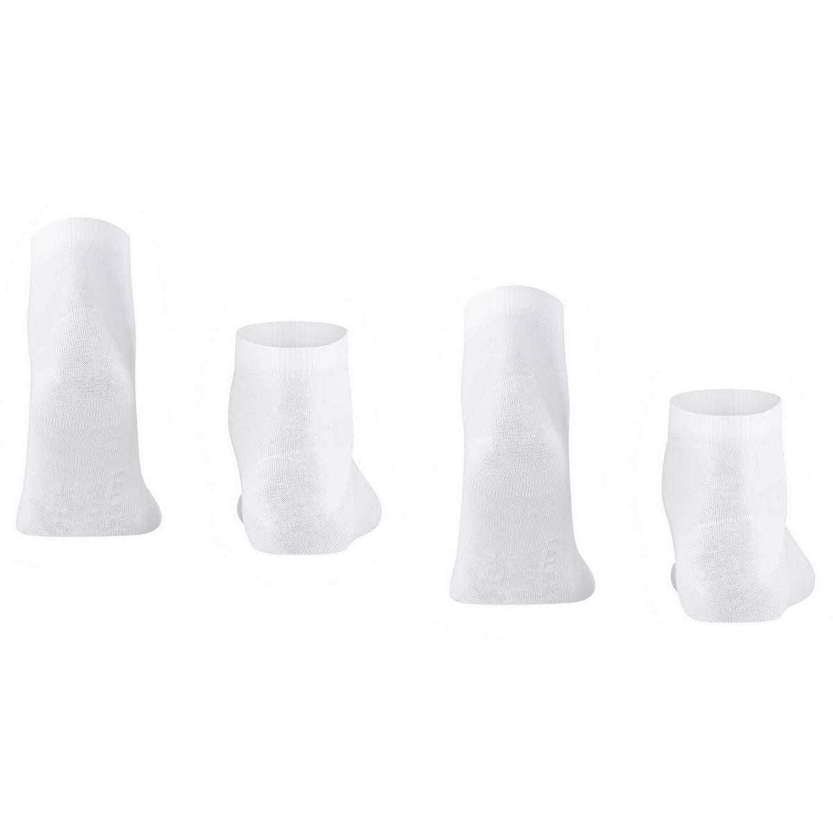 Falke Happy 2 Pack Sneaker Socks - White - Image 3