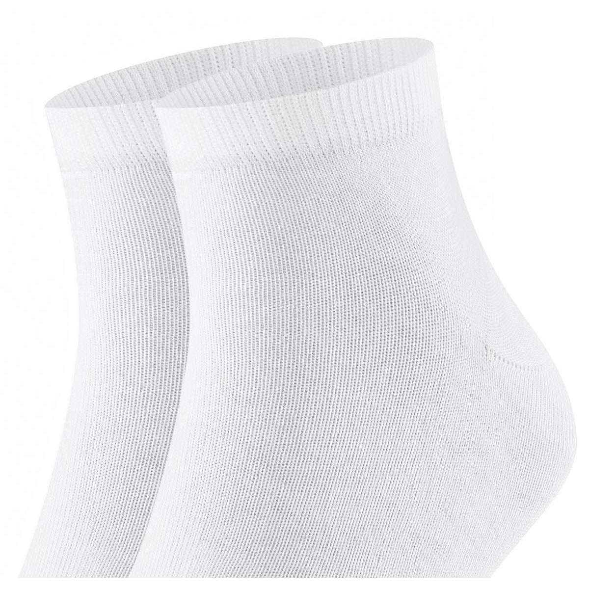 Falke Happy 2 Pack Sneaker Socks - White - Image 4