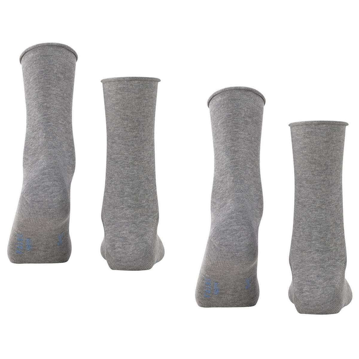 Falke Happy 2-Pack Socks - Grey - Image 3