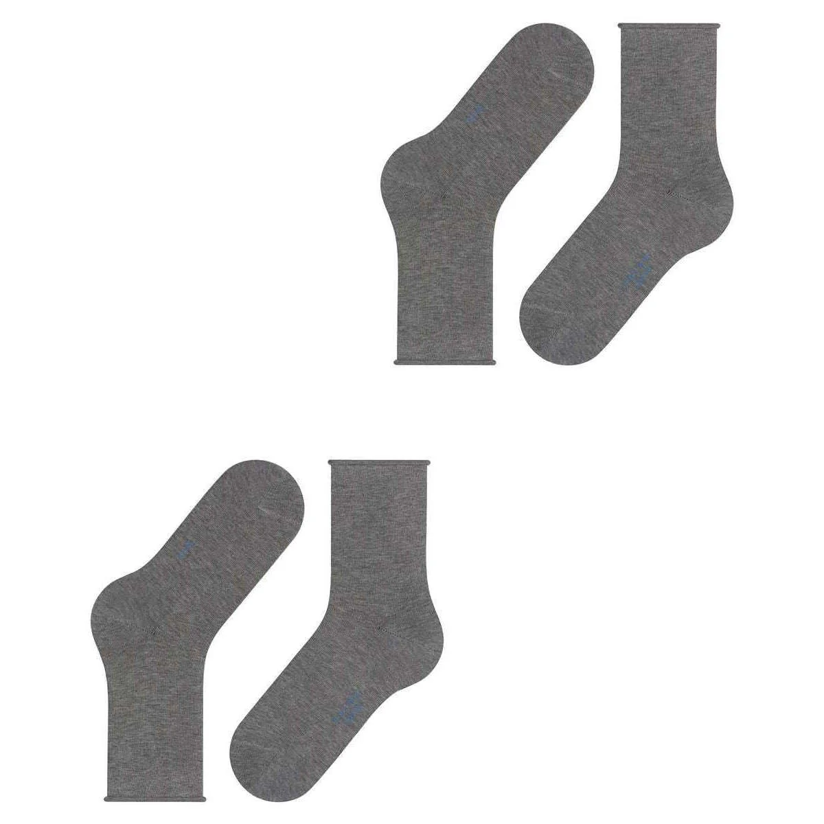 Falke Happy 2-Pack Socks - Grey - Image 5