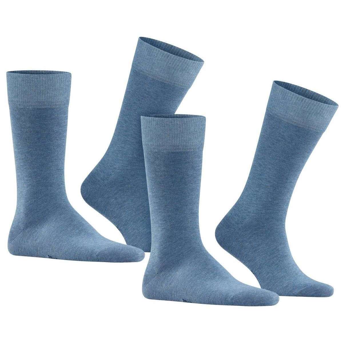 Falke Happy 2 Pack Socks - Light Demin Blue - Image 2