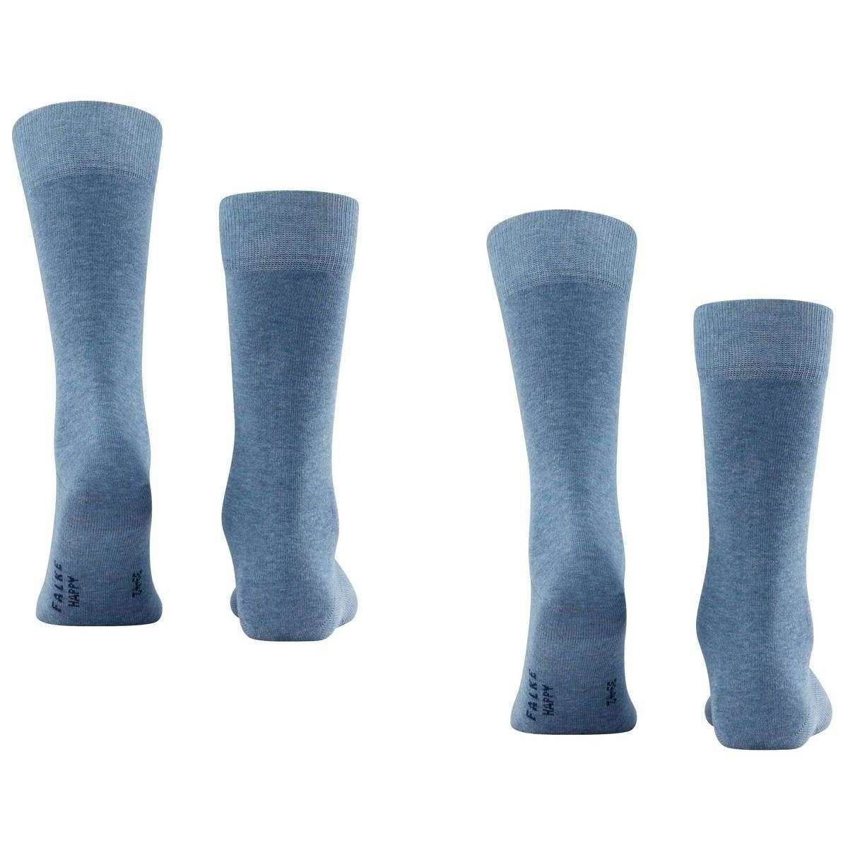 Falke Happy 2 Pack Socks - Light Demin Blue - Image 3