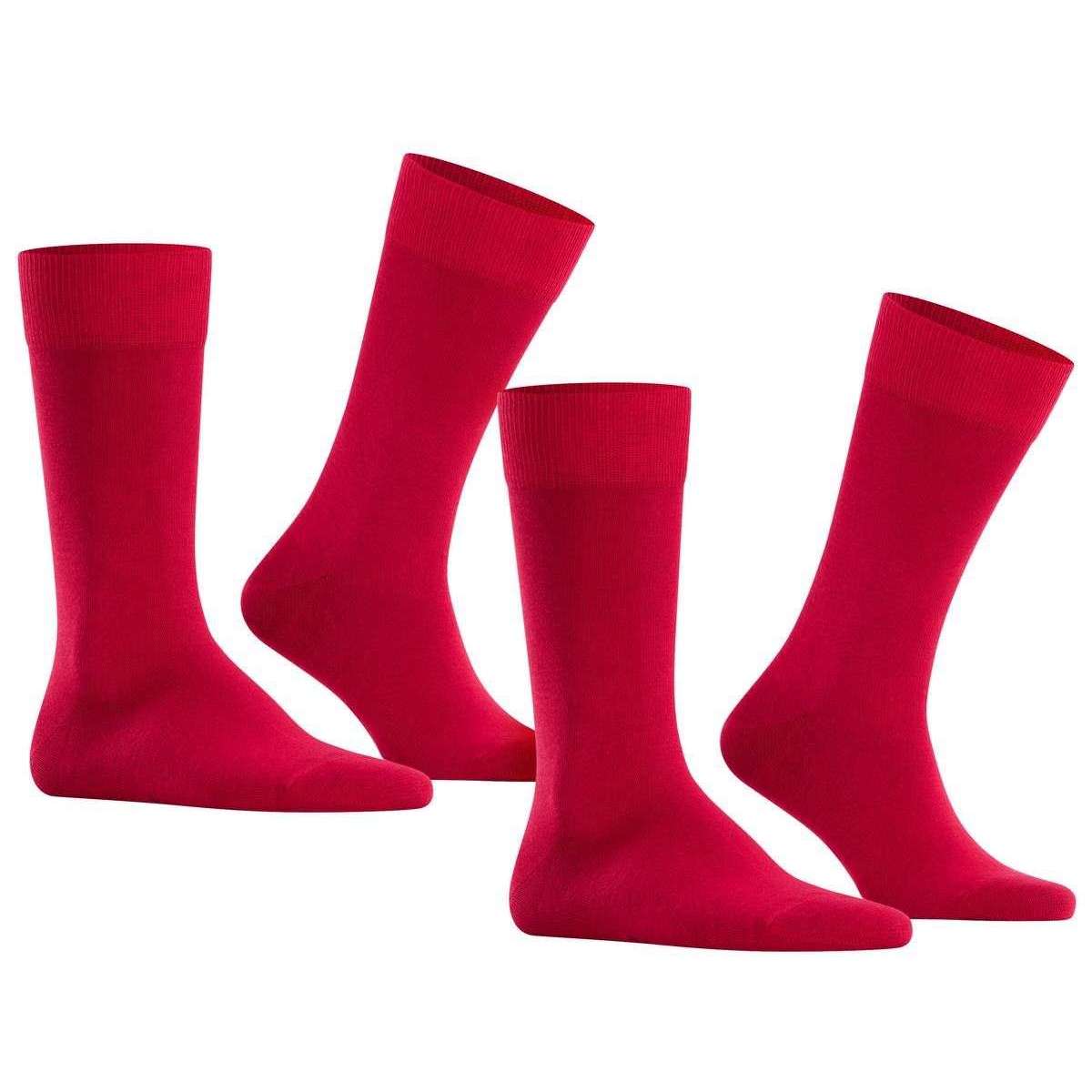 Falke Happy 2 Pack Socks - Scarlet Red - Image 2