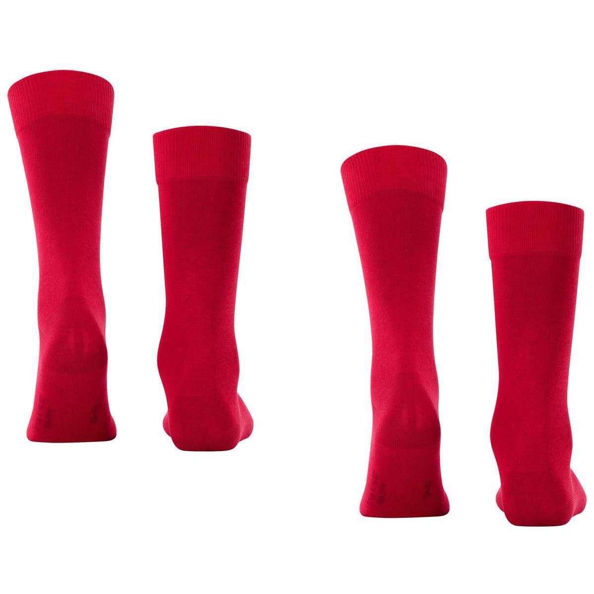 Falke Happy 2 Pack Socks - Scarlet Red - Image 3