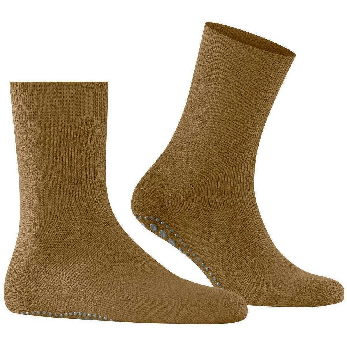Falke Homepads House Socks - Old Brass Brown - Image 2