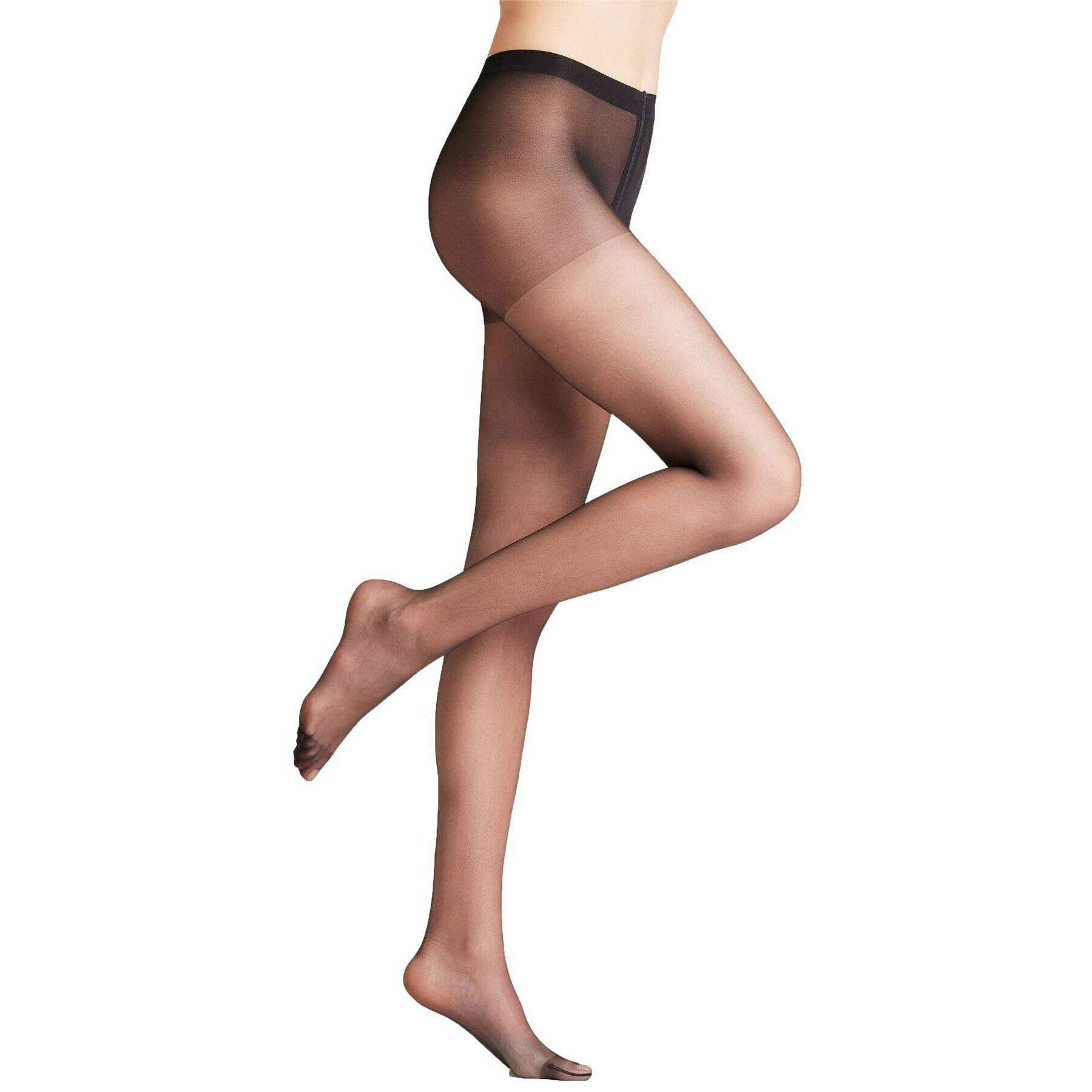 Falke Invisible Deluxe 8 Denier Tights - Black - Image 3
