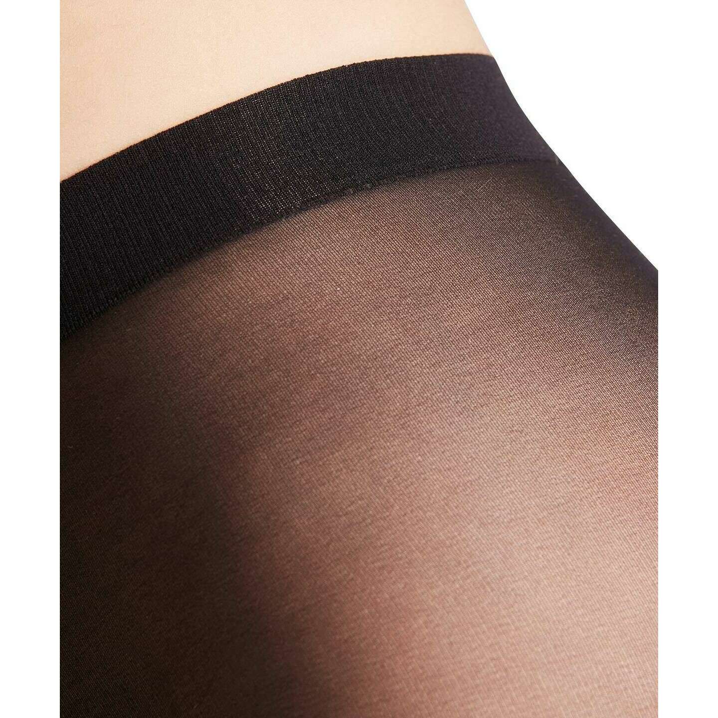 Falke Invisible Deluxe 8 Denier Tights - Black - Image 6