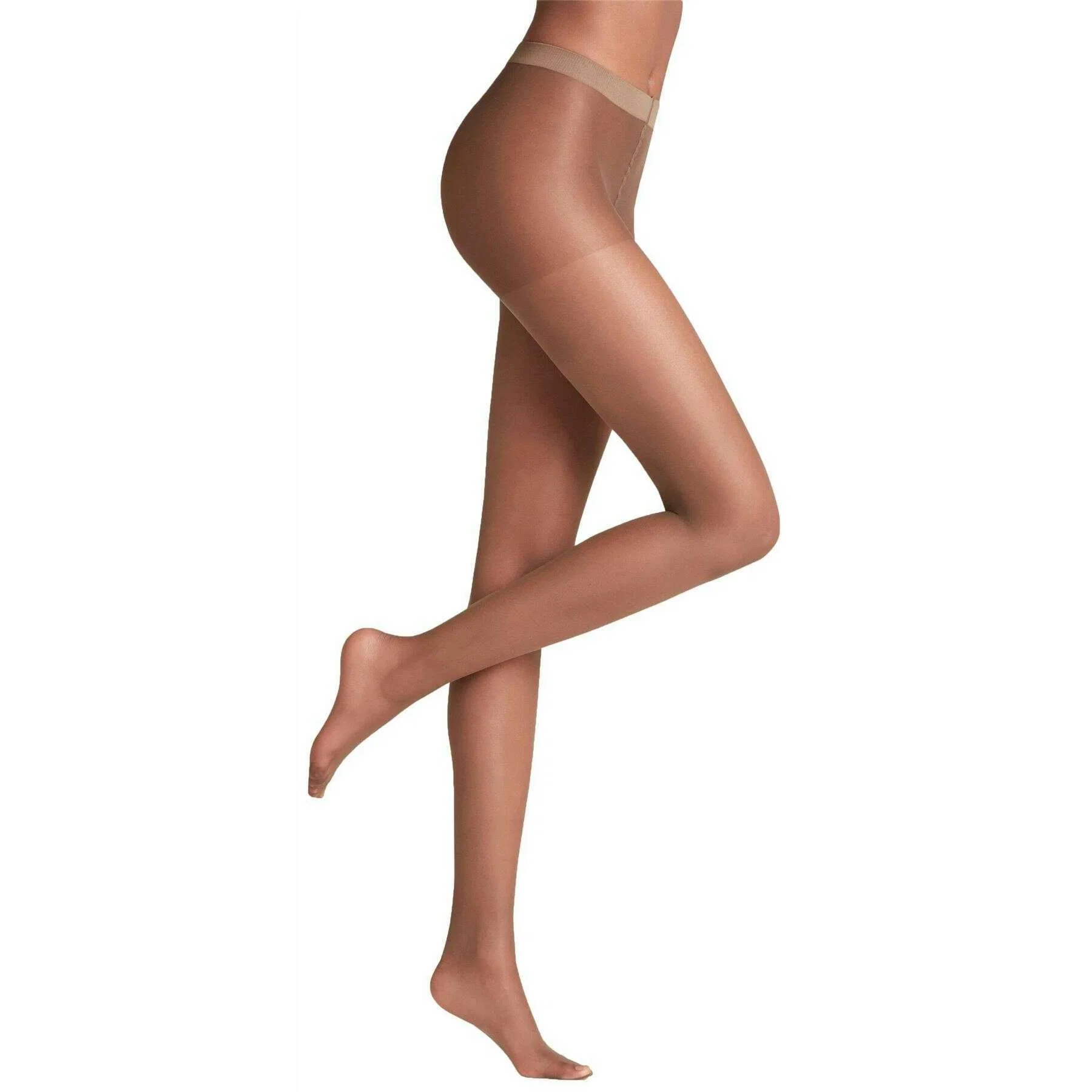 Falke Invisible Deluxe 8 Denier Tights - Espresso Brown - Image 3