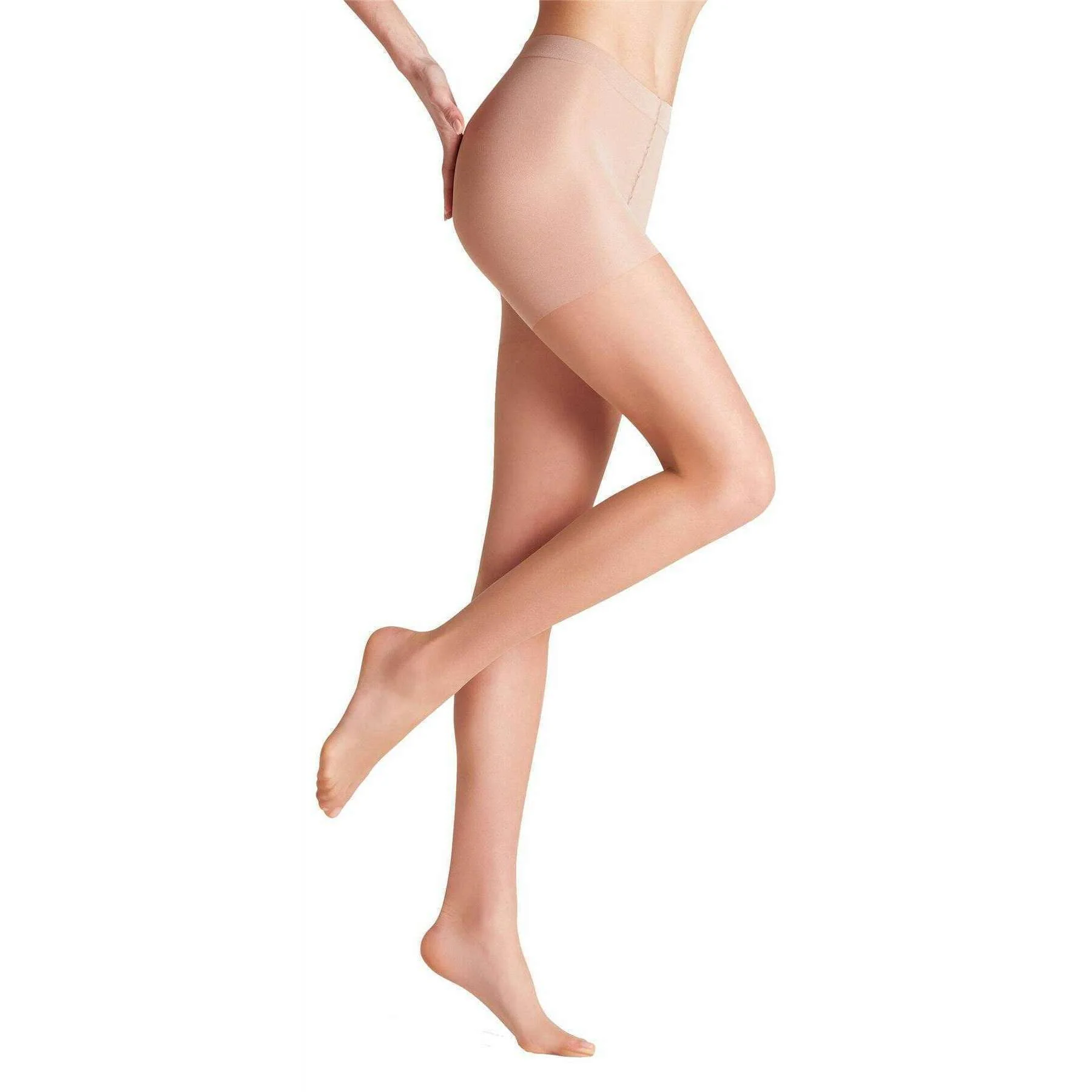 Falke Invisible Deluxe Shaping 8 Denier Tights - Powder Tan - Image 2