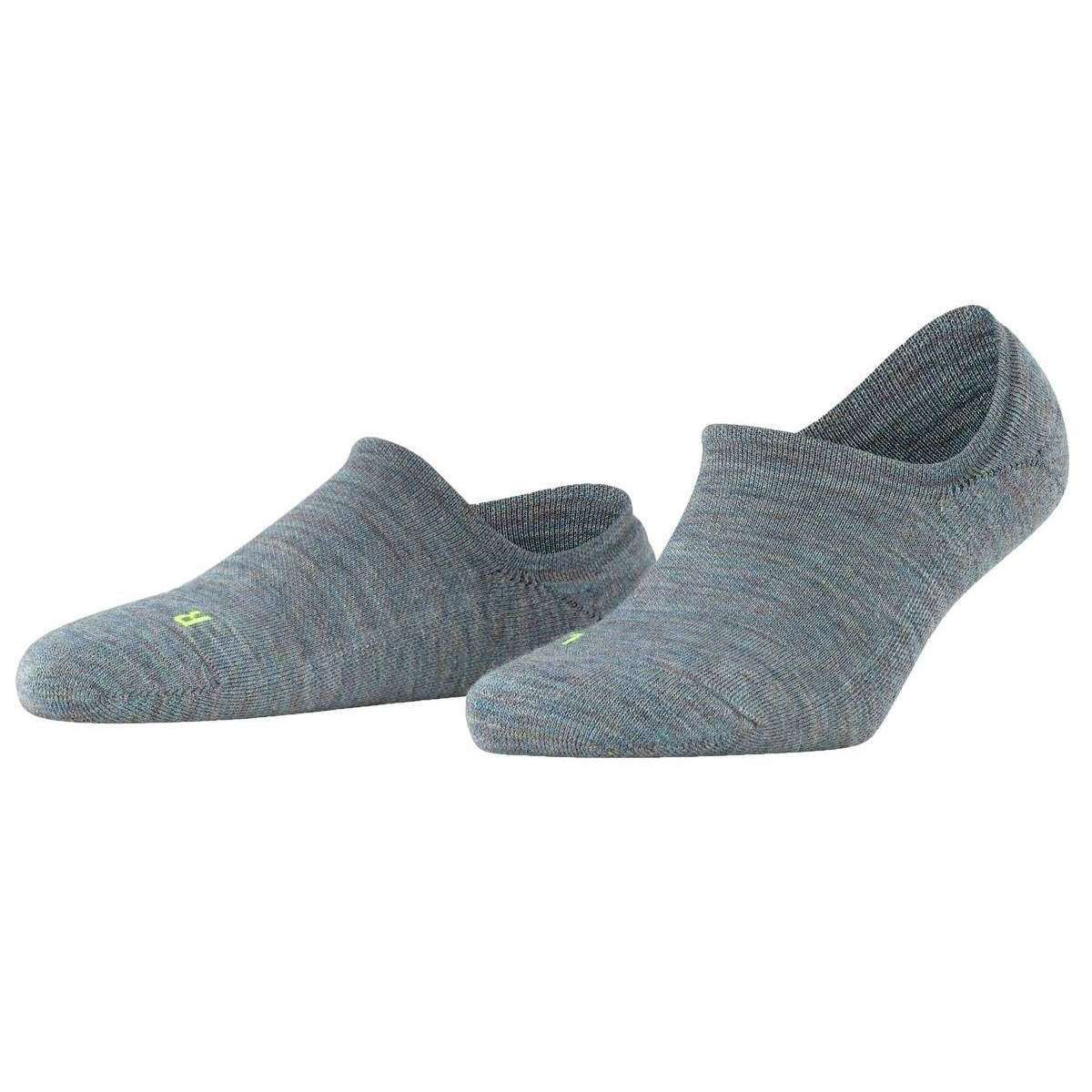 Falke Keep Warm No Show Socks - Smoke Blue - Image 2