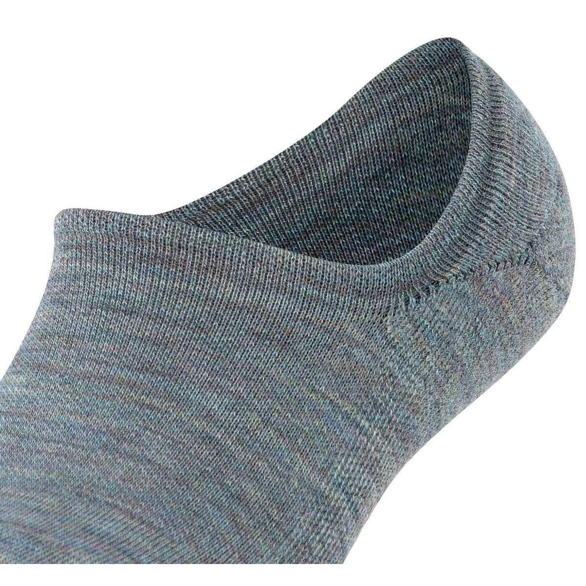 Falke Keep Warm No Show Socks - Smoke Blue - Image 5