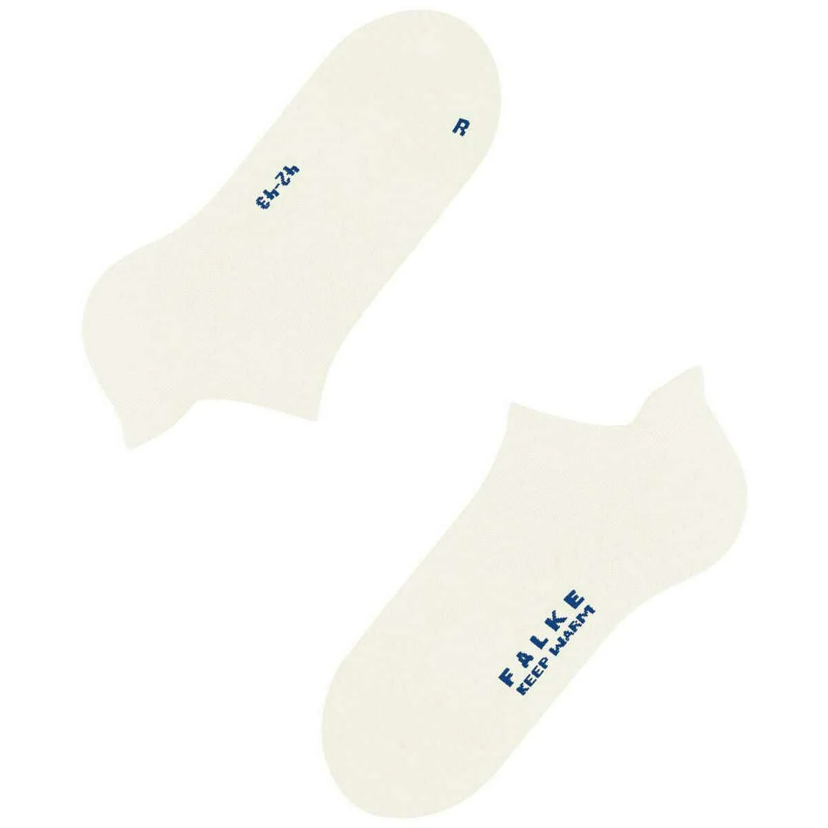 Falke Keep Warm Sneaker Socks - Off White - Image 5