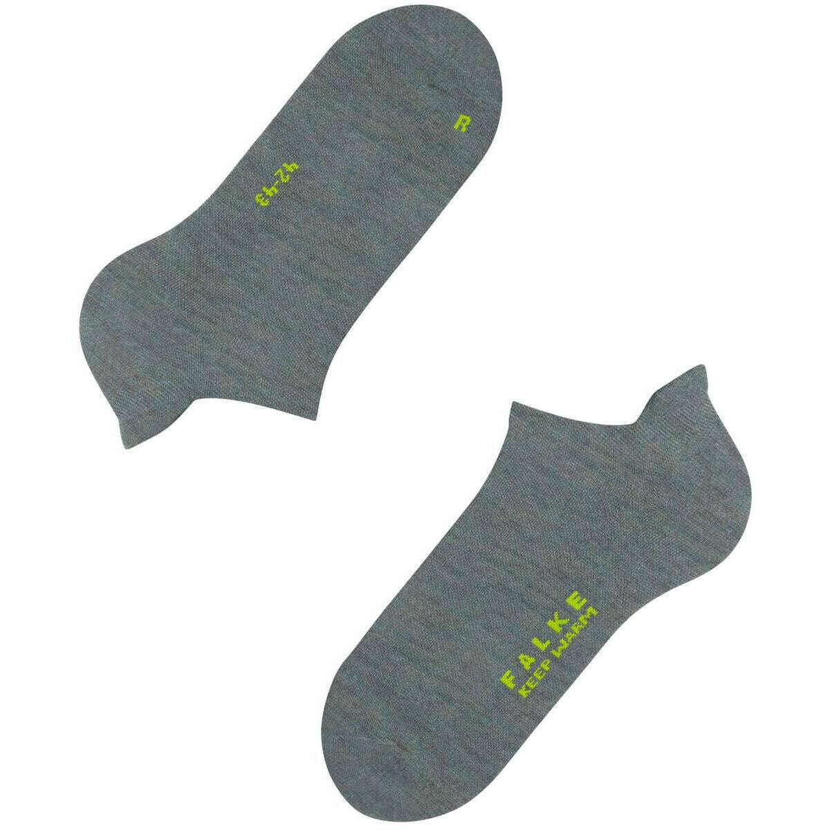 Falke Keep Warm Sneaker Socks - Smoke Blue - Image 5