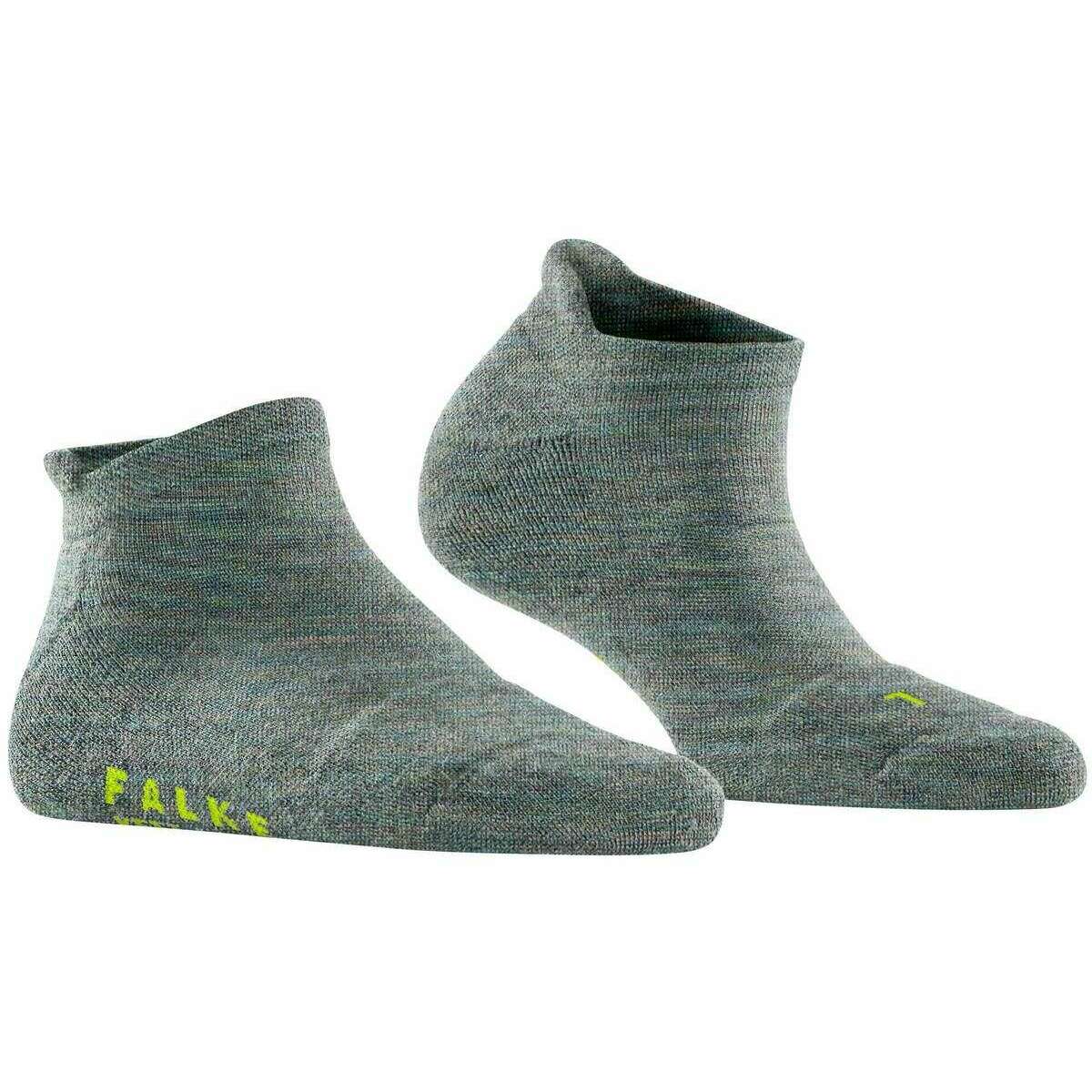 Falke Keep Warm Sneaker Socks - Smoke Blue Mel - Image 2