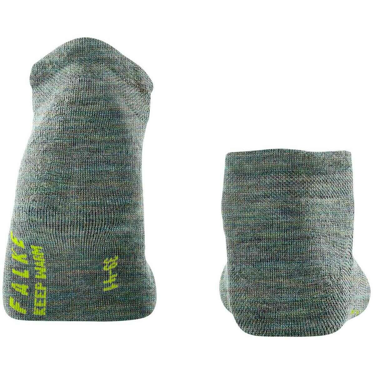 Falke Keep Warm Sneaker Socks - Smoke Blue Mel - Image 3
