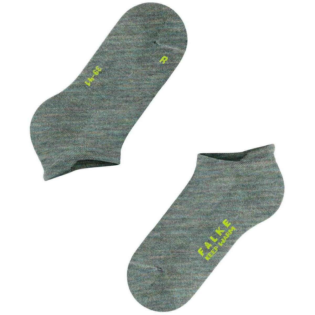 Falke Keep Warm Sneaker Socks - Smoke Blue Mel - Image 5