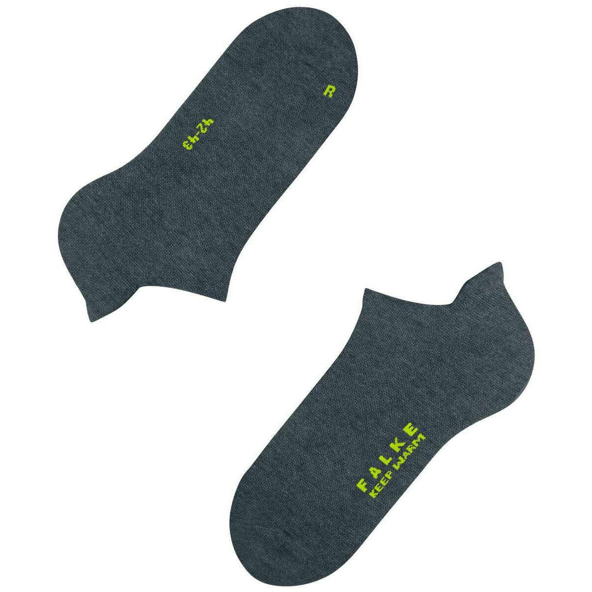 Falke Keep Warm Sneaker Socks - Storm Blue - Image 5