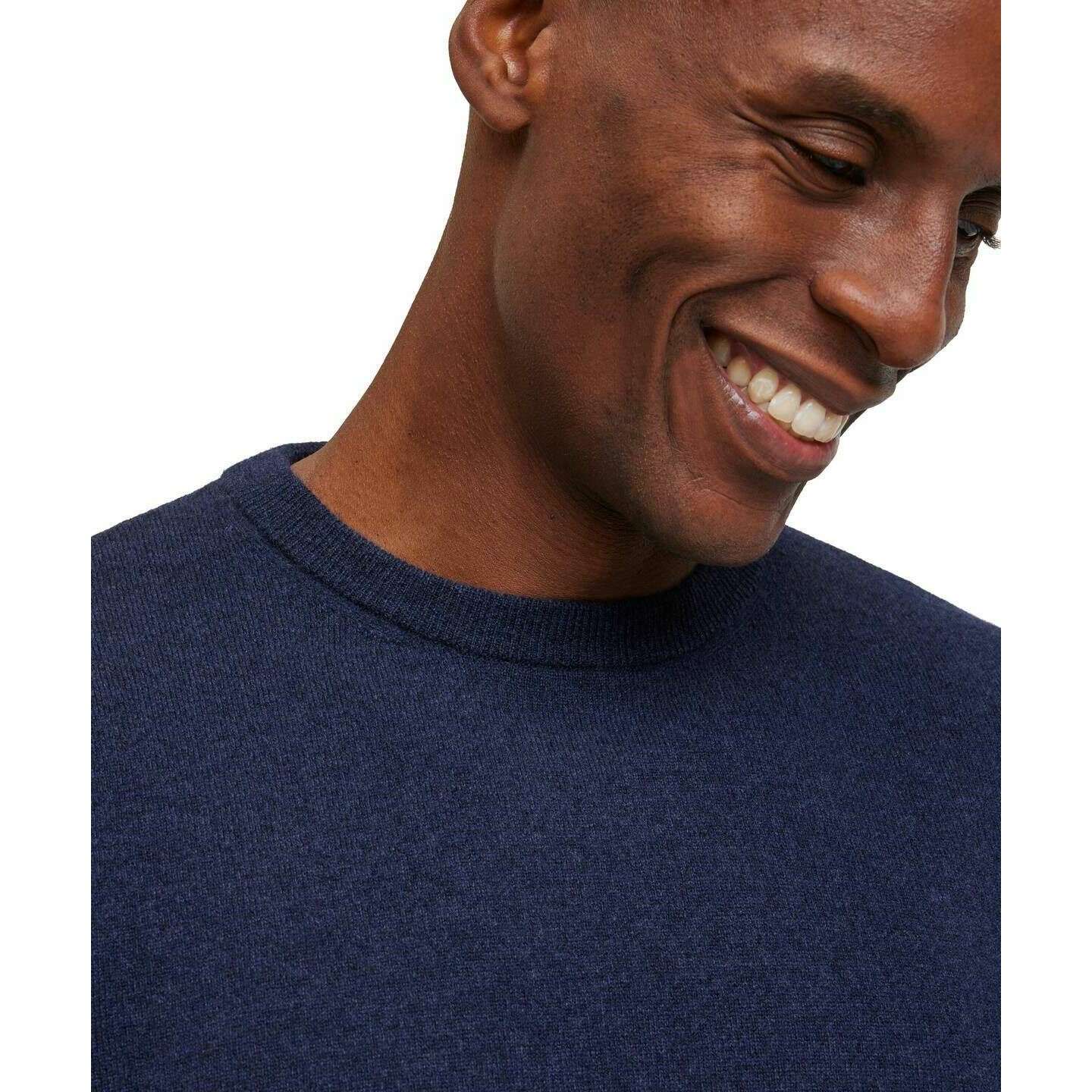 Falke Lambswool Crew Neck Sweater - Space Blue - Image 4