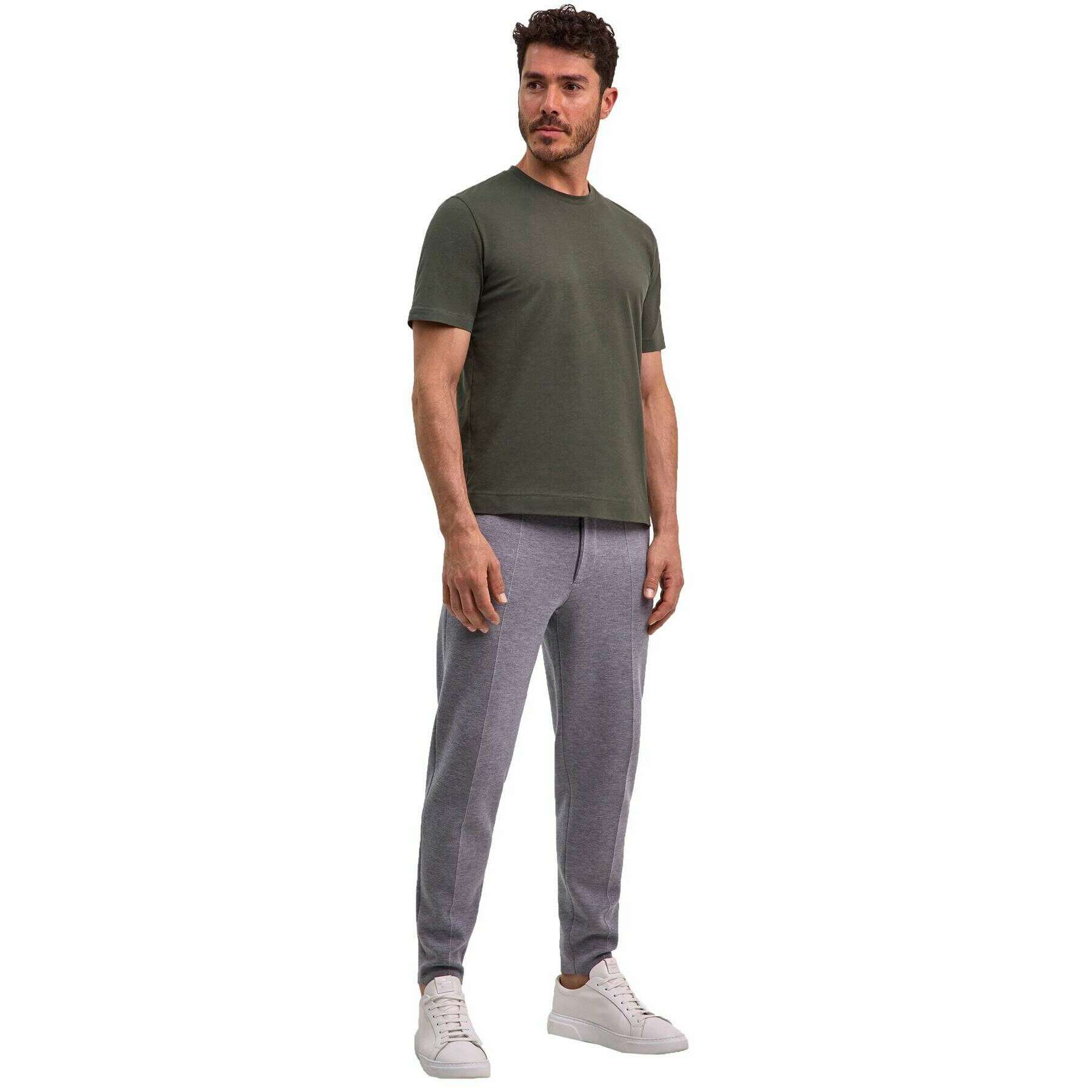 Falke Leger Crew Neck T-Shirt - Kale Green - Image 6