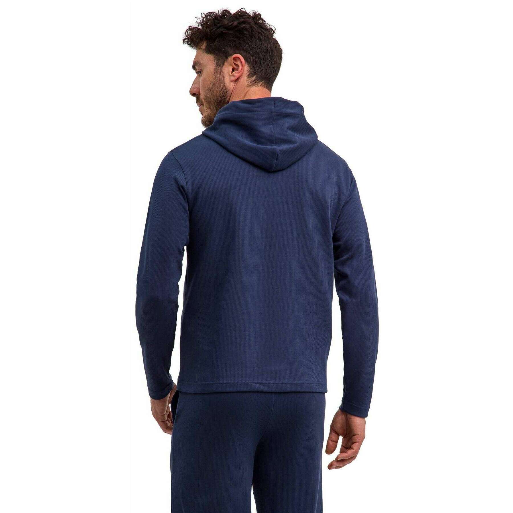 Falke Leger Hoodie - Space Blue - Image 3