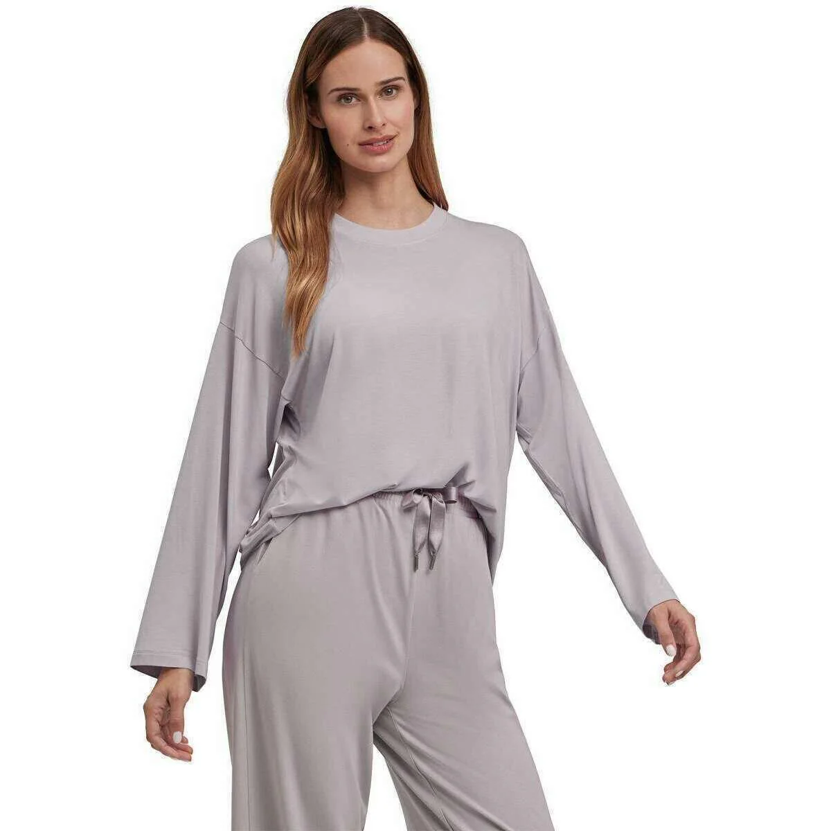 Falke Leisure Crew Neck Long Sleeve Sweater - Fume Grey
