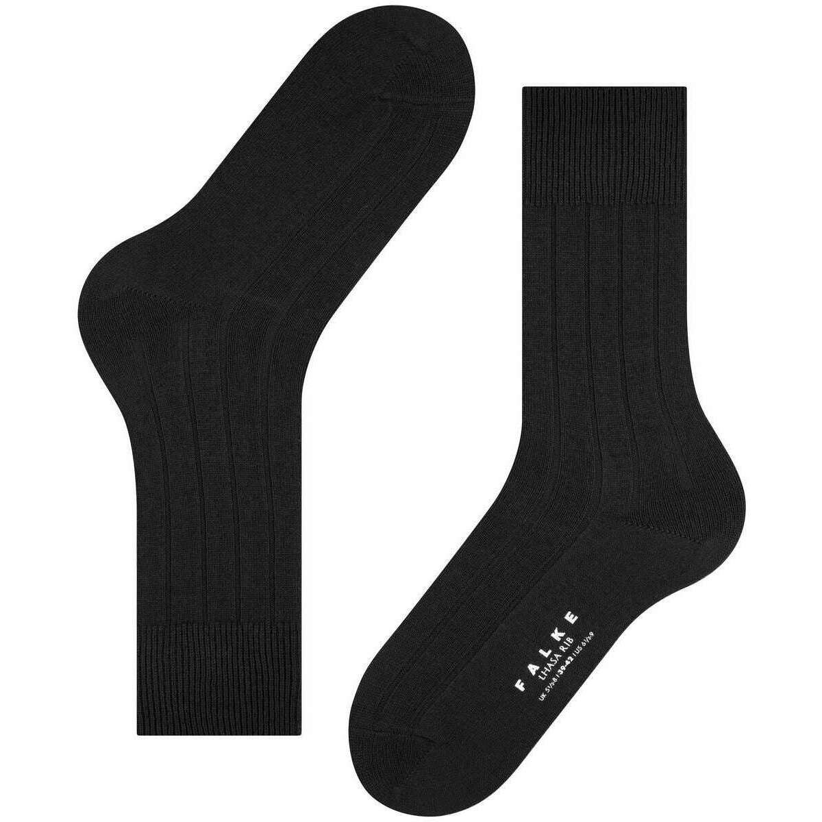 Falke Lhasa Rib Socks - Black - Image 5