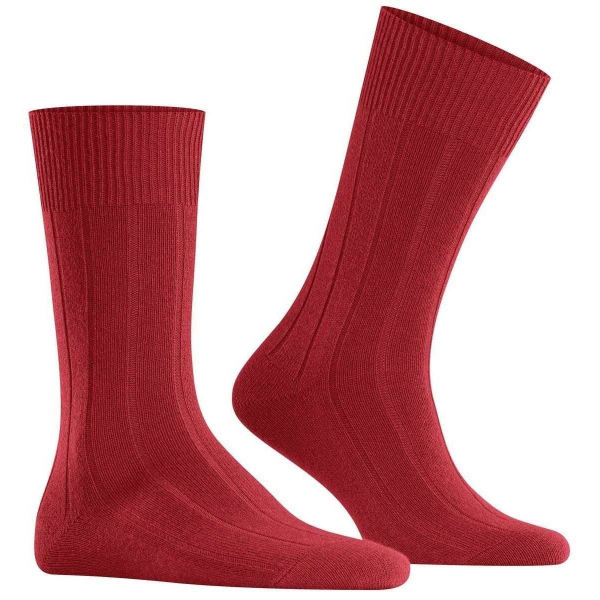 Falke Lhasa Rib Socks - Scarlet Red - Image 2