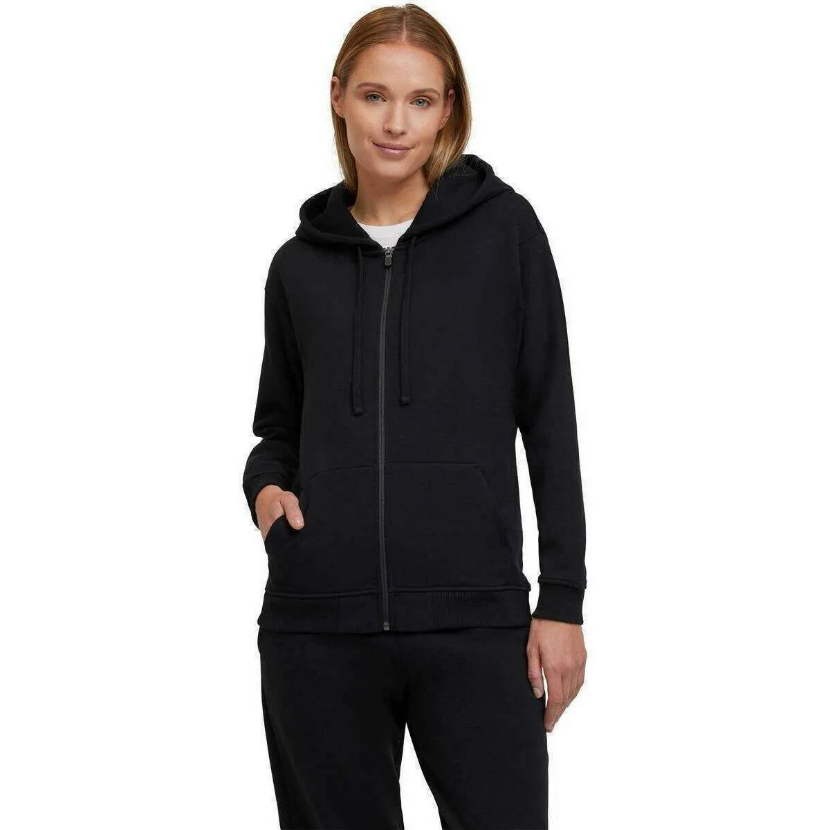 Falke Light Sweat Zip Jacket - Black - Image 2