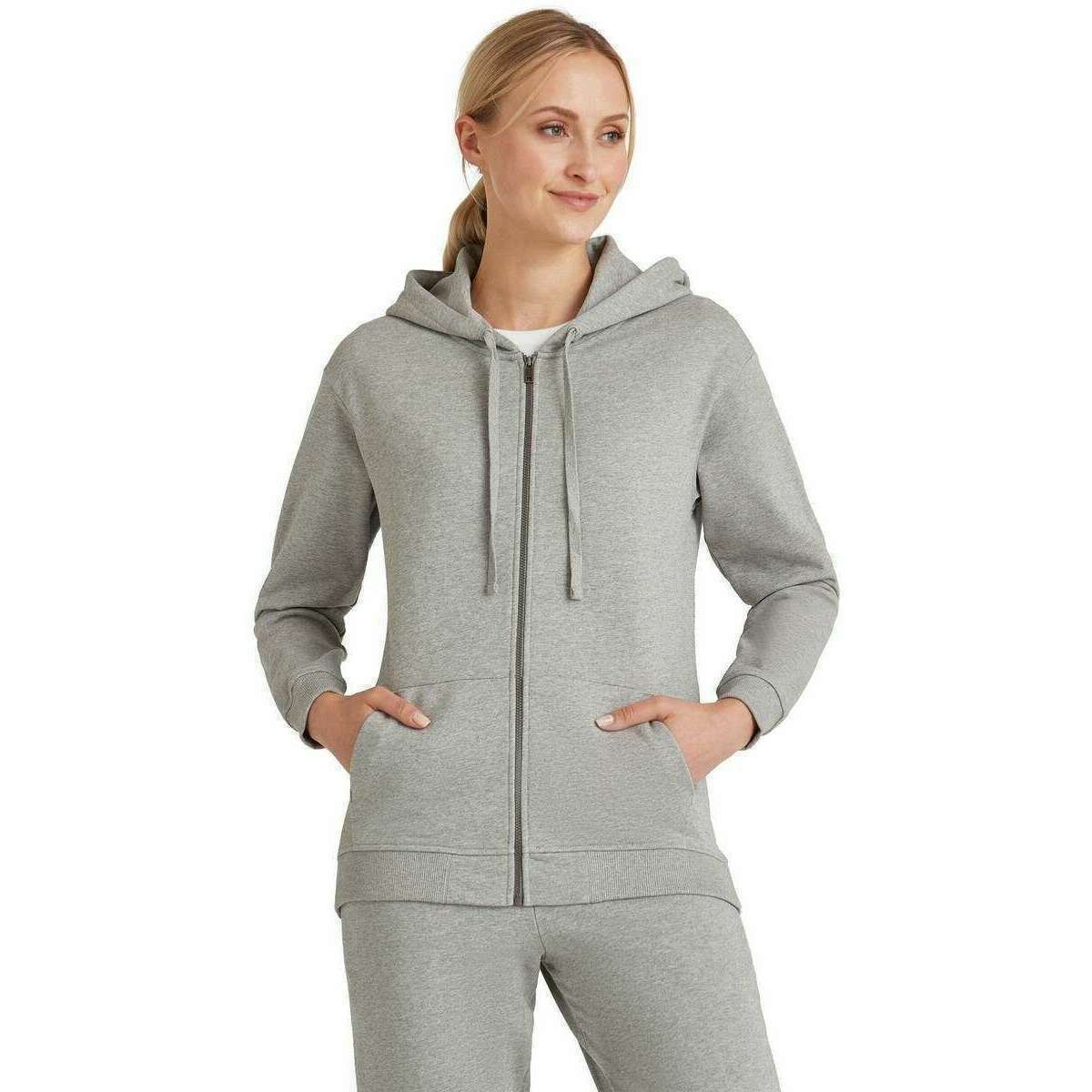 Falke Light Sweat Zip Jacket - Grey Heather - Image 2
