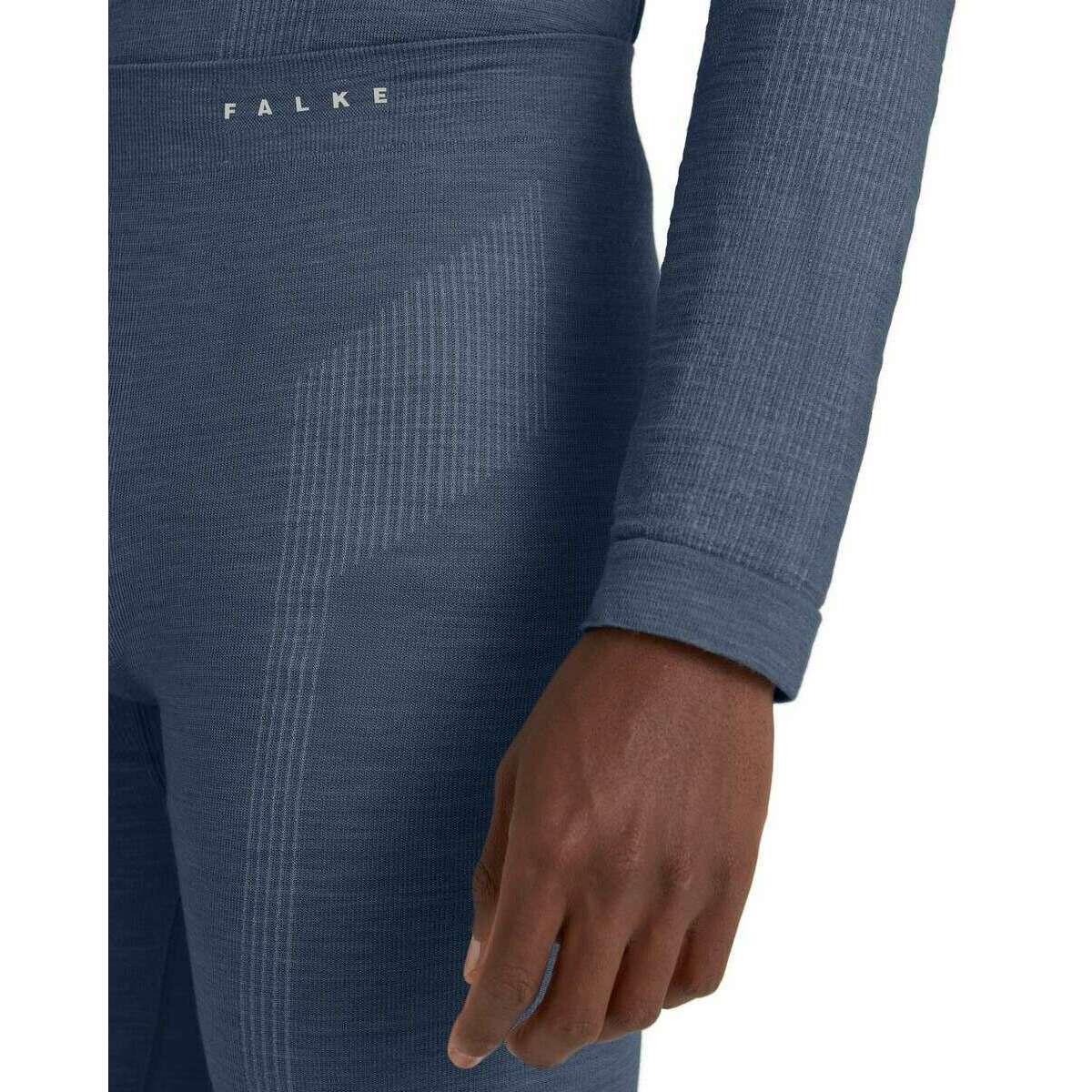 Falke Long Wool Tech Tights - Capitain Blue - Image 4