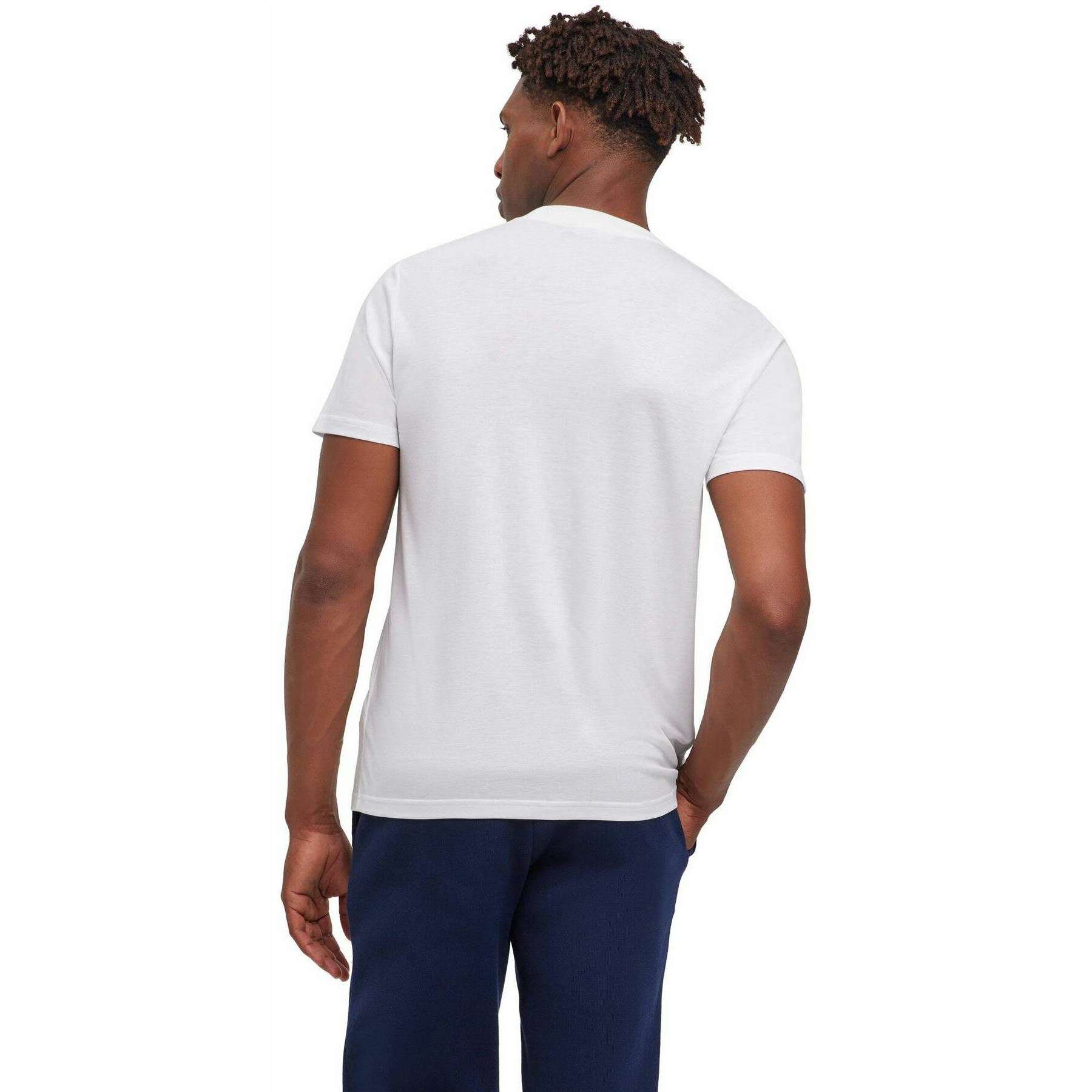 Falke Lyocell Blend Crew Neck T-Shirt - White - Image 3