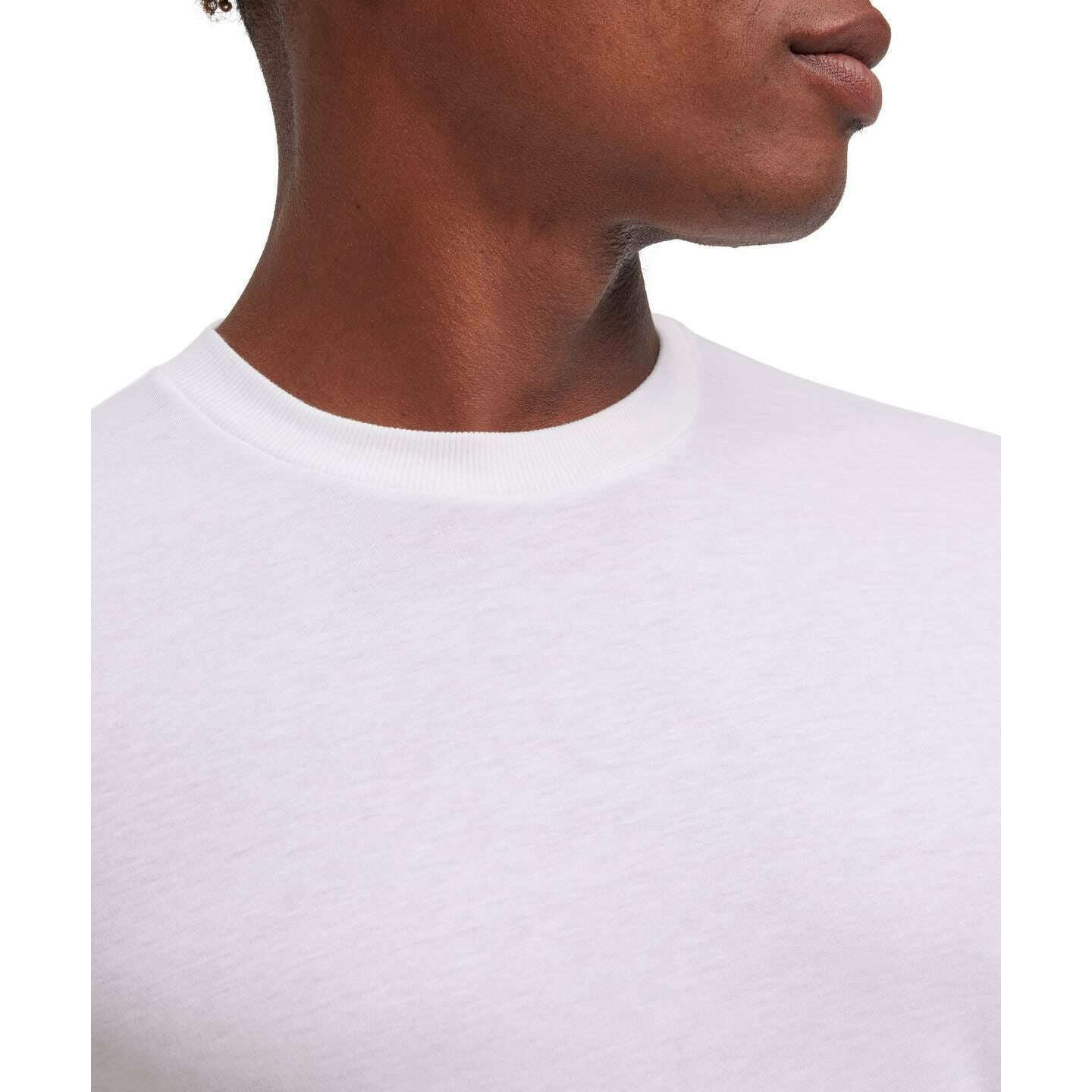 Falke Lyocell Blend Crew Neck T-Shirt - White - Image 4