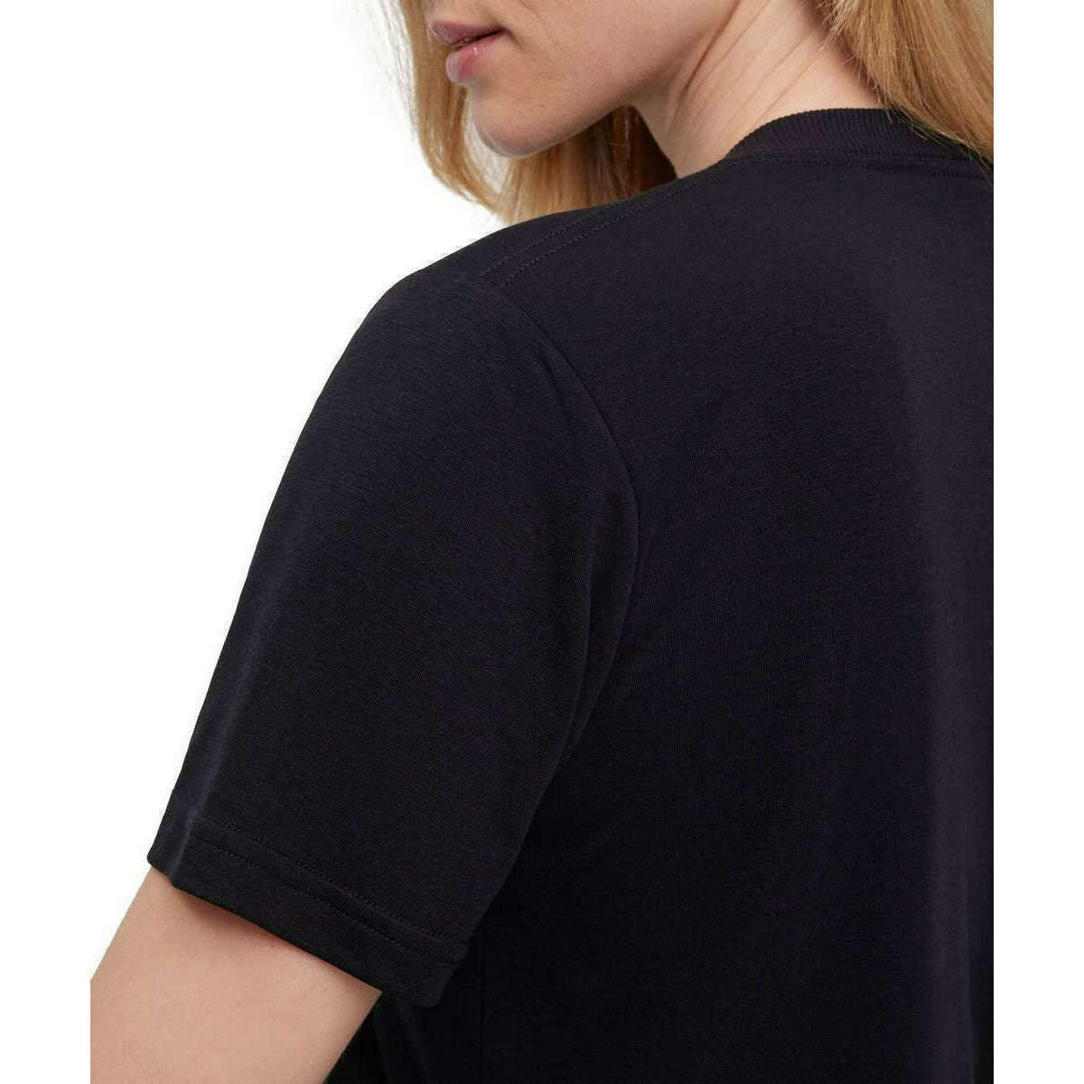 Falke Lyocell Blend V-Neck T-Shirt - Black - Image 5