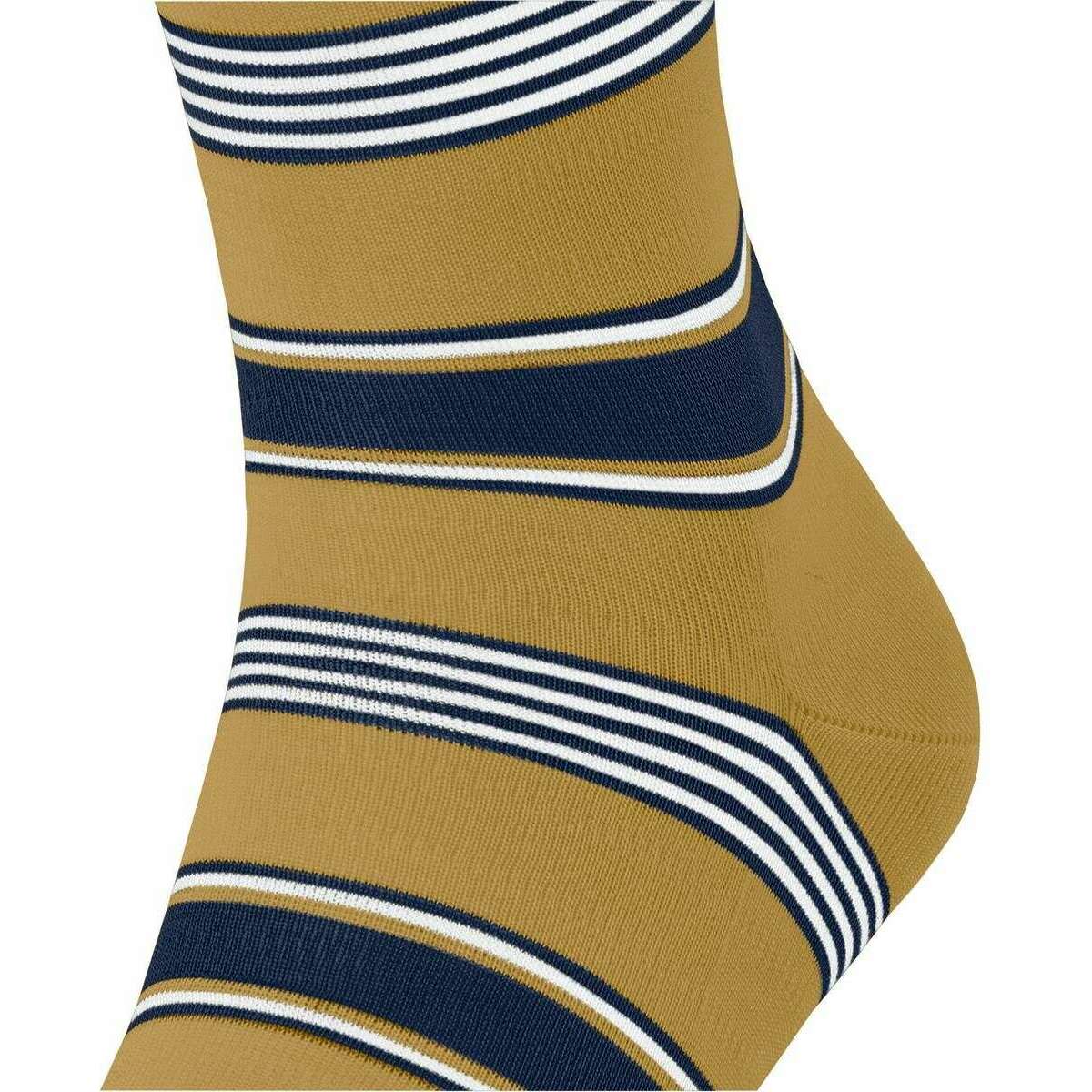 Falke Marina Stripe Socks - Brass Yellow - Image 4