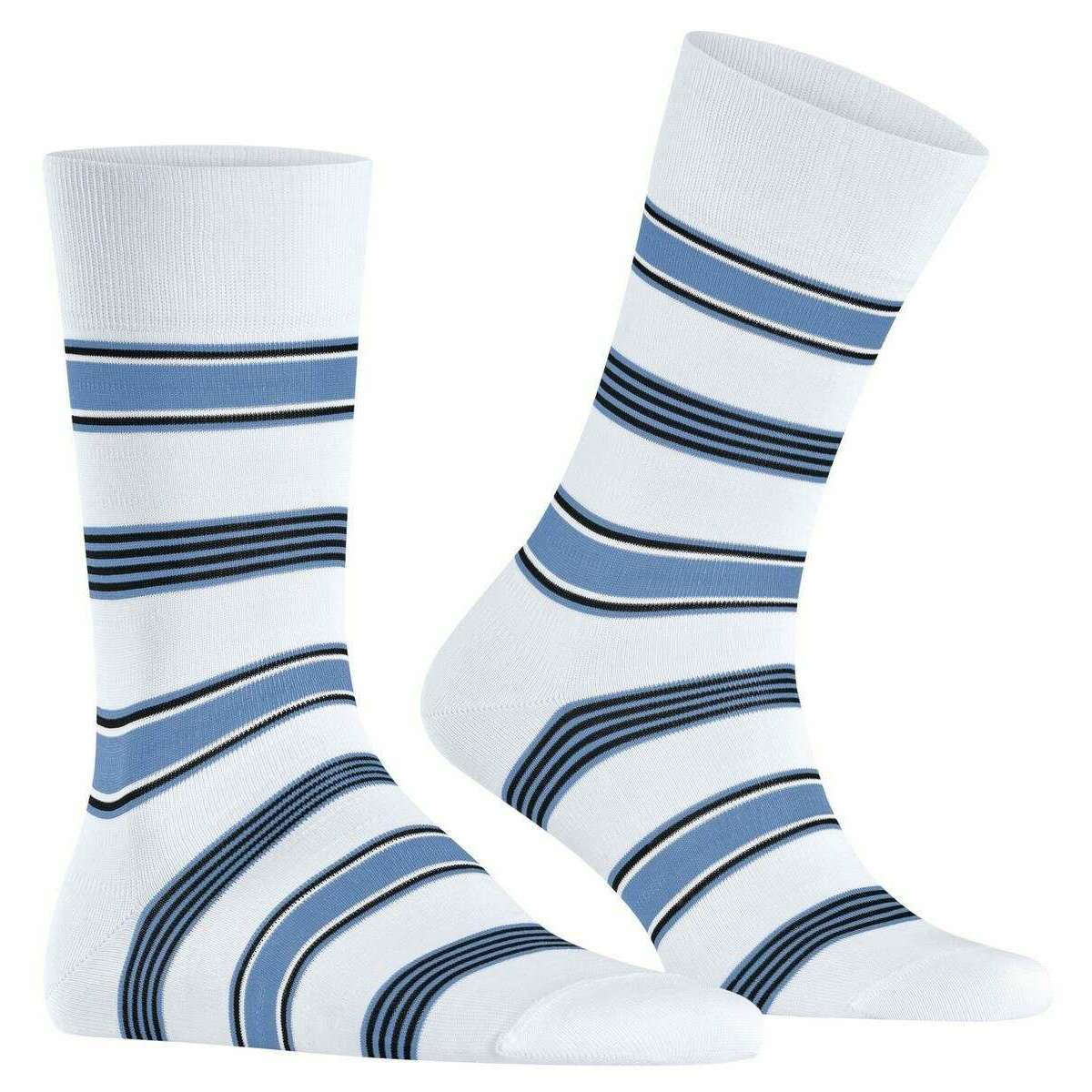 Falke Marina Stripe Socks - White - Image 2