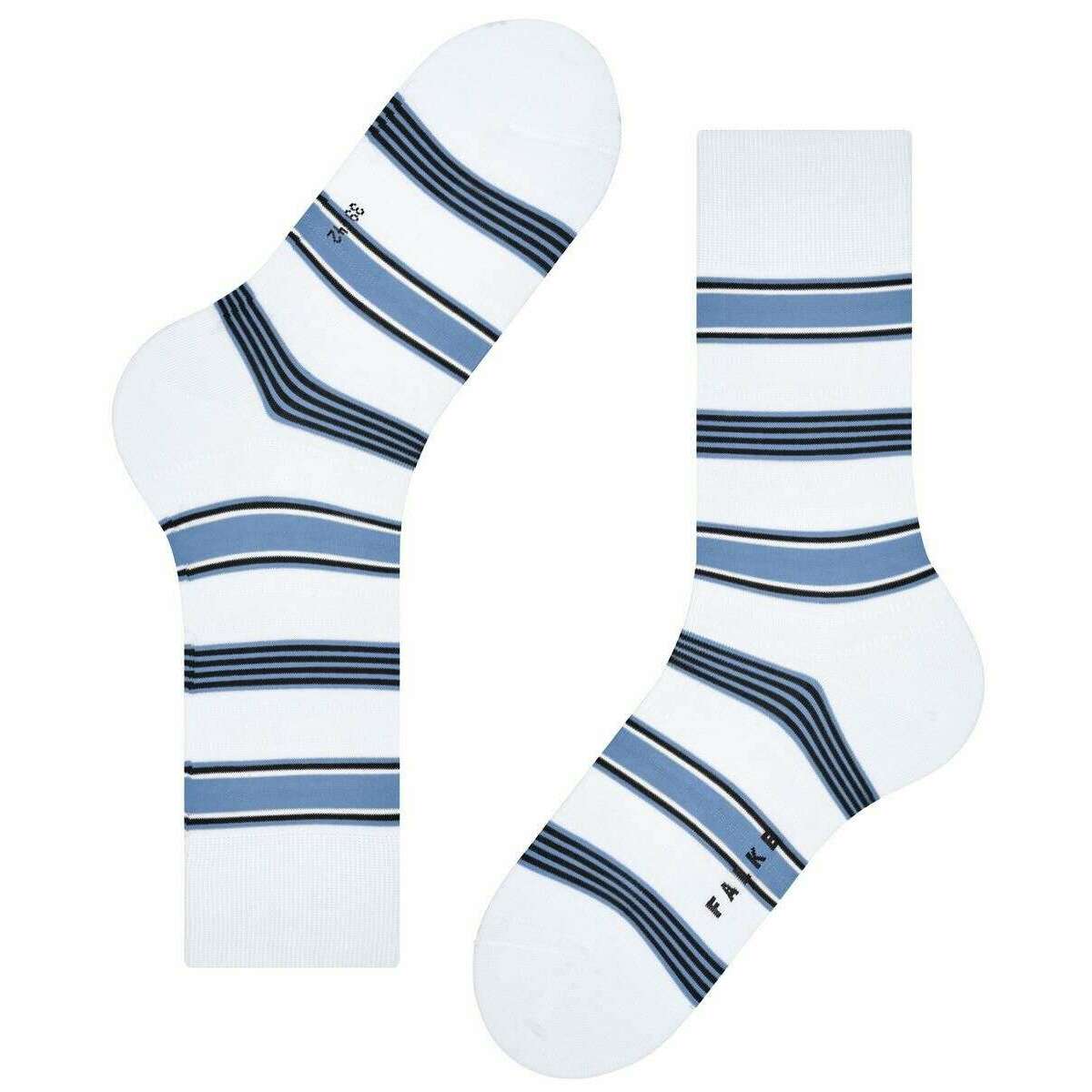 Falke Marina Stripe Socks - White - Image 5