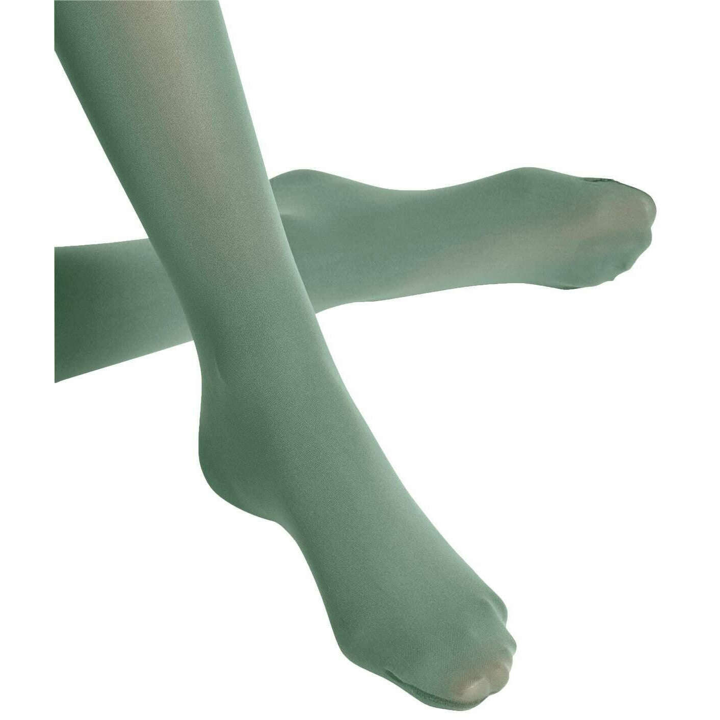 Falke Matt Deluxe 30 Denier Tights - Sage Green - Image 4