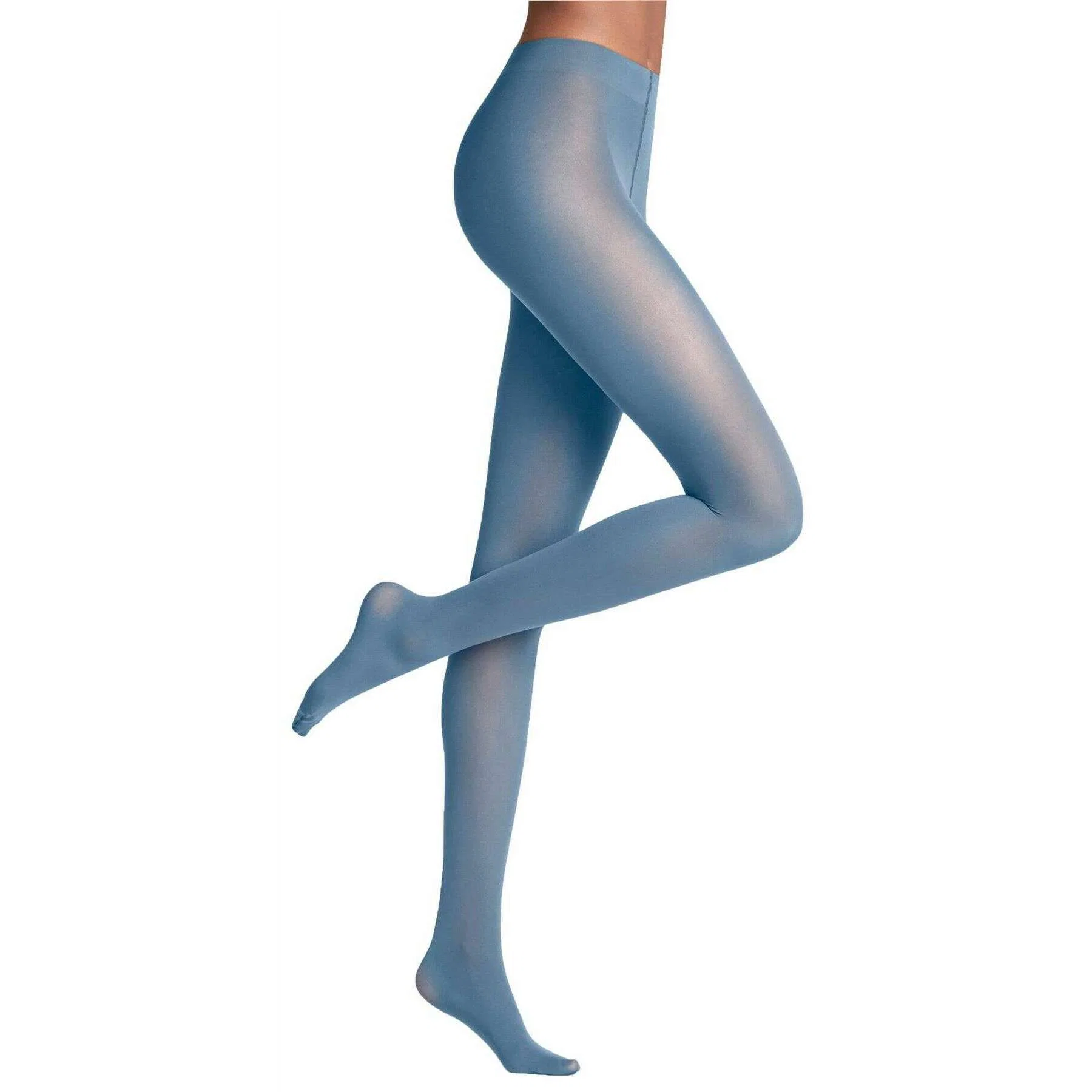 Falke Matt Deluxe 30 Denier Tights - Sky Blue - Image 3